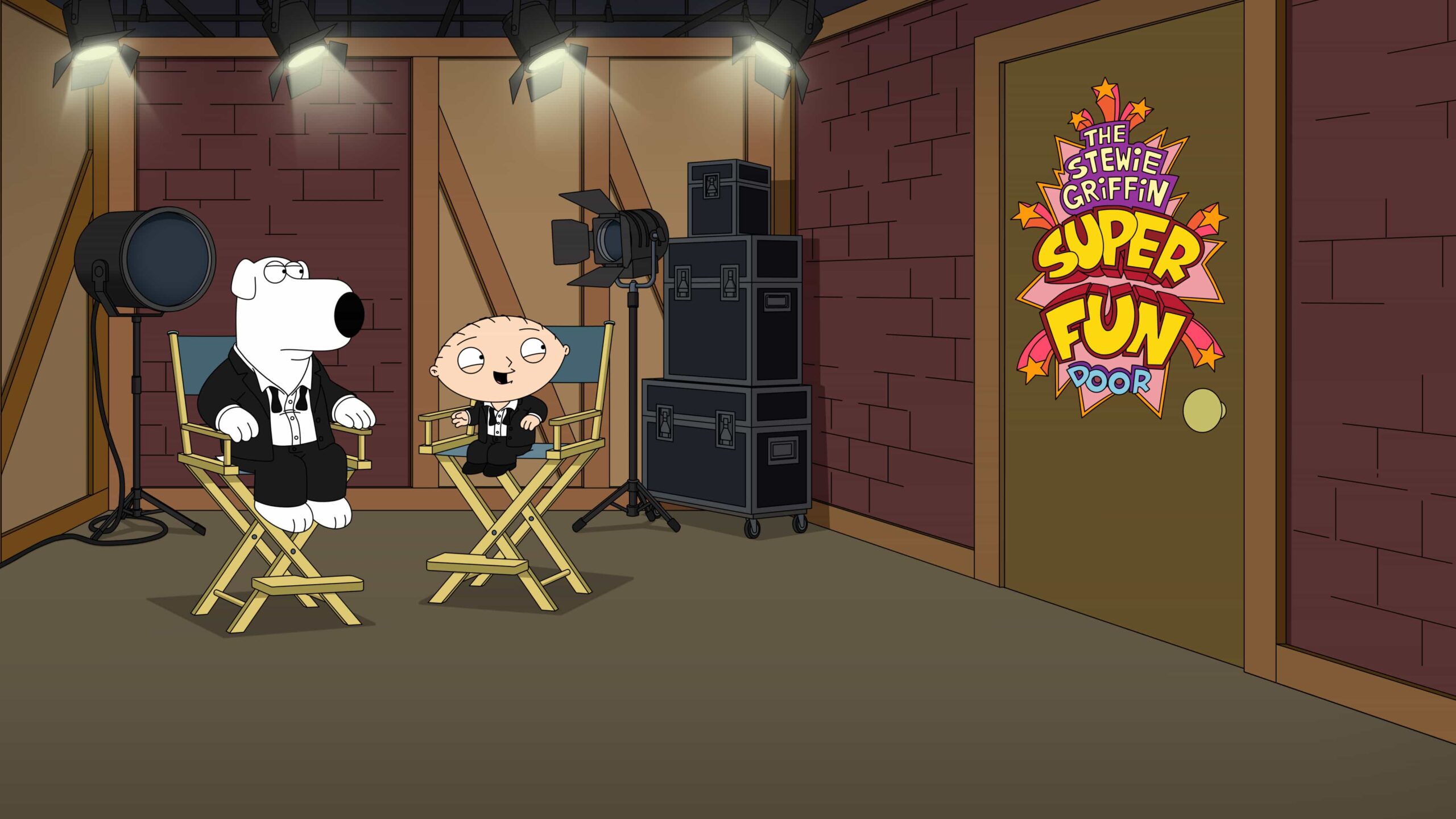 FAMILY GUY Season 24 Episode 6 : In this follow up to the "Viewer Mail" episodes, the Griffin family retells The Lord of the Rings,? explains how the Griffins' ancestors arrived in Quahog, and looks back at Quagmire's 1960s variety show in the all-new "Viewer DM's" episode of Family Guy airing Sunday, March 8 (8:00-8:31PM ET/PT) on FOX. FAMILY GUY © 2026 by 20th Television