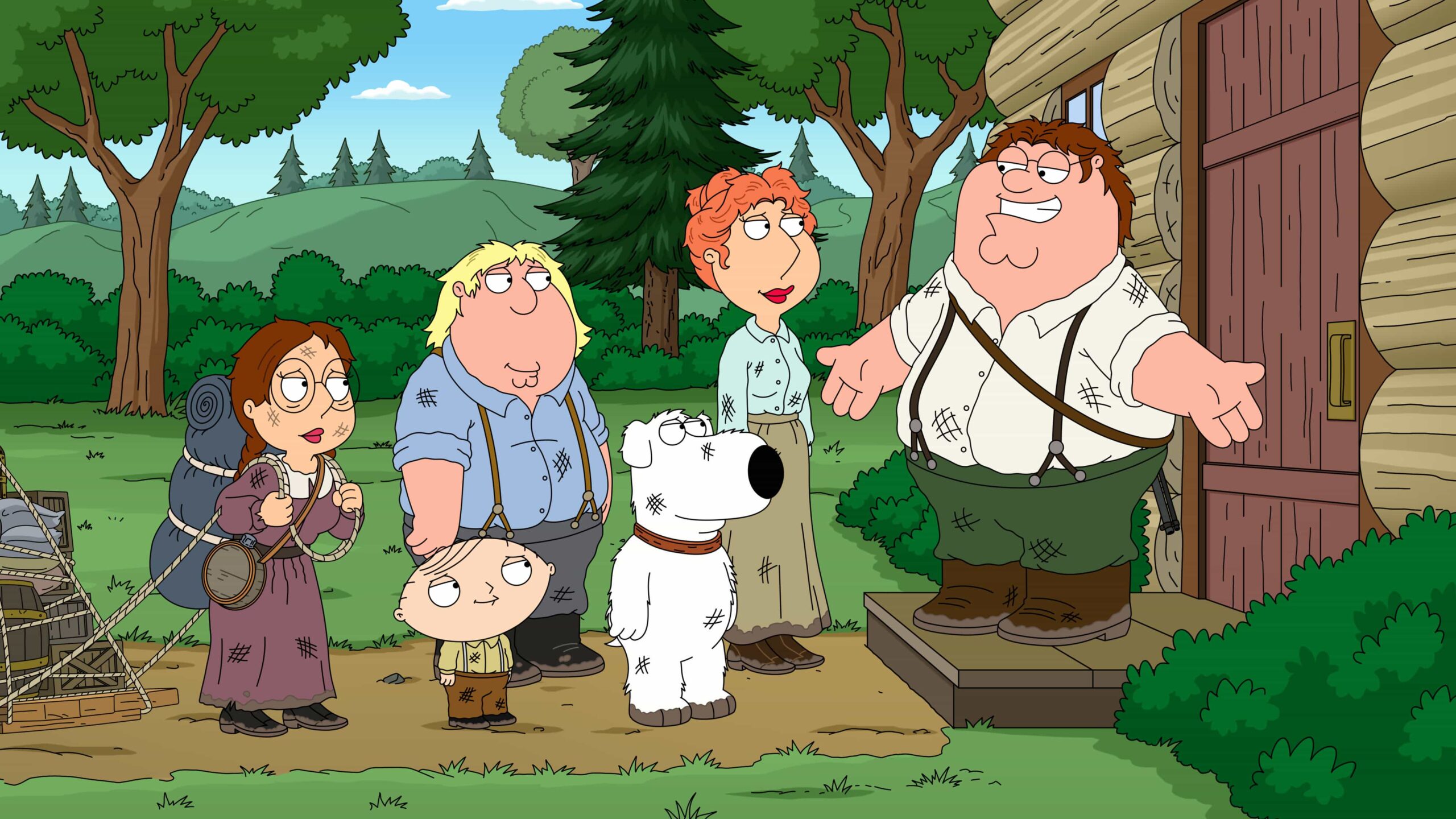 FAMILY GUY Season 24 Episode 6 : In this follow up to the "Viewer Mail" episodes, the Griffin family retells The Lord of the Rings,? explains how the Griffins' ancestors arrived in Quahog, and looks back at Quagmire's 1960s variety show in the all-new "Viewer DM's" episode of Family Guy airing Sunday, March 8 (8:00-8:31PM ET/PT) on FOX. FAMILY GUY © 2026 by 20th Television