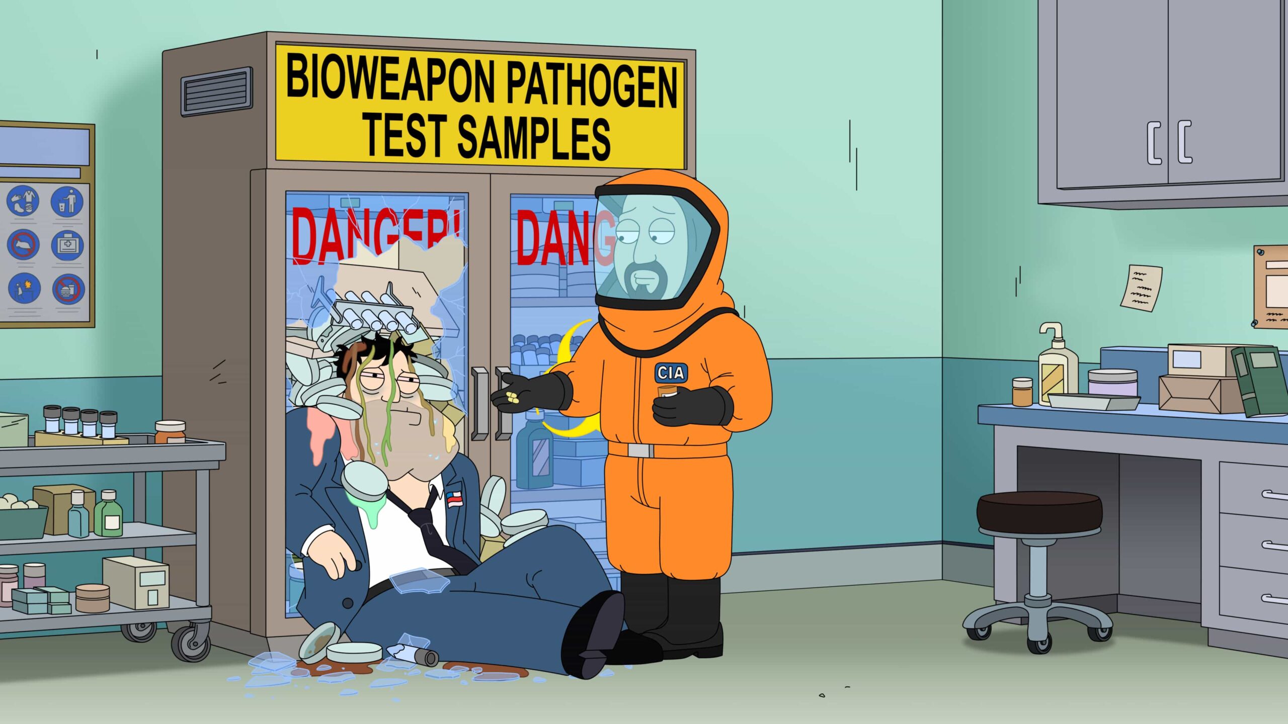 AMERICAN DAD Season 20 Episode 3 : Stan is determined to prove that there's no illness he can't power through, even if it ends up killing him... and everyone else in the all-new "Powering Through" episode of AMERICAN DAD airing Sunday, Mar. 8 (9:00-9:30 PM ET/PT) on FOX. AMERICAN DAD ! © 2026 by 20th Television