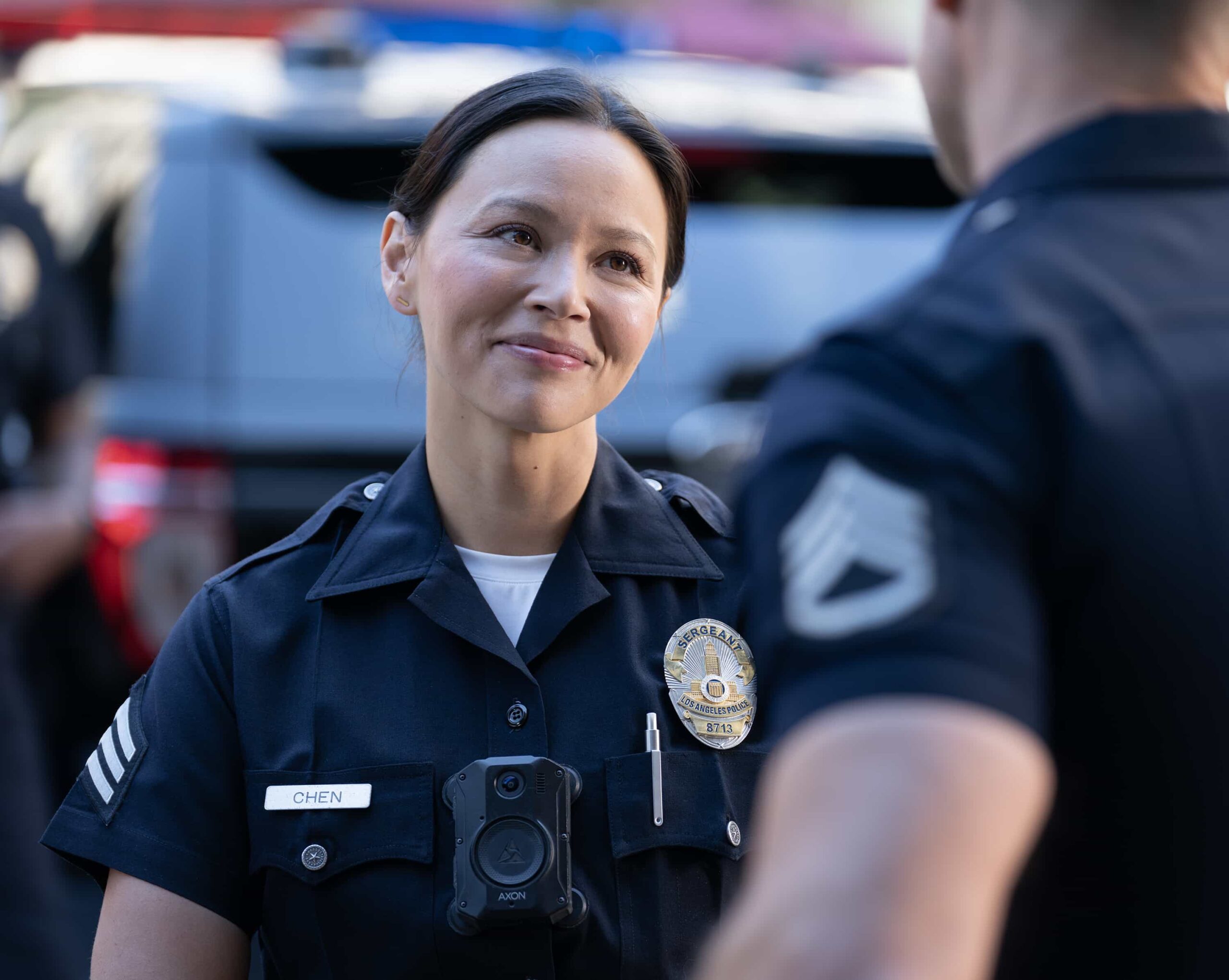 THE ROOKIE Season 8 Episode 10 Photo - “His Name Was Martin” - Nolan, Harper and Miles face a dangerous situation when a routine check takes a sudden turn. Meanwhile, Bailey conducts a covert investigation at the Pentagon at the request of Lt. Grey. MONDAY, MARCH 9 (10:00-11:00 p.m. EDT) on ABC. (Disney/Mike Taing) 
MELISSA O’NEIL