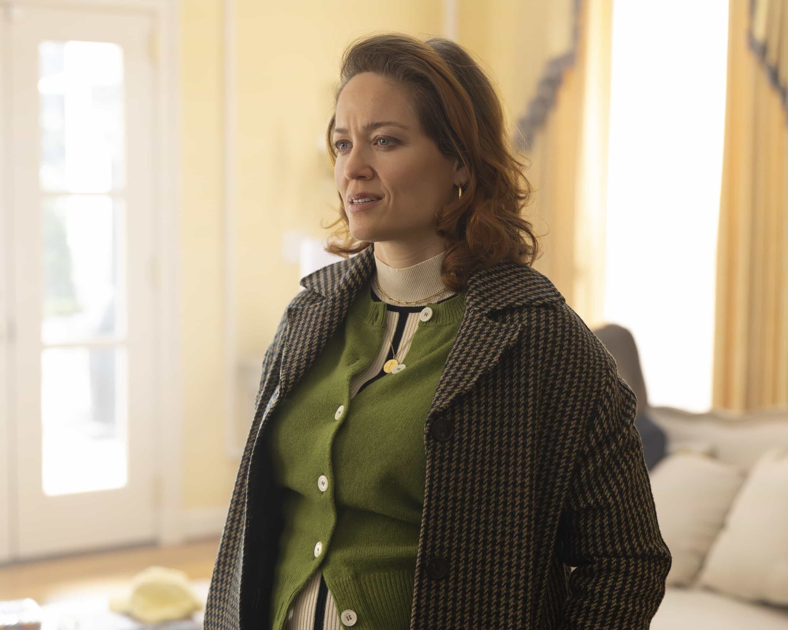 WILL TRENT Season 4 Episode 10 Photo - “You’re Only as Sick as Your Secrets” - When a fraternity golden boy and his friend are found dead, Will, Faith, Angie and the team work to unravel the case. Meanwhile, Angie juggles parenting class; Seth faces new-dad anxiety; and Faith confronts her future. TUESDAY, MARCH 10 (8:00-9:00 p.m. EDT) on ABC. (Disney/Matt Miller) 
ERIKA CHRISTENSEN