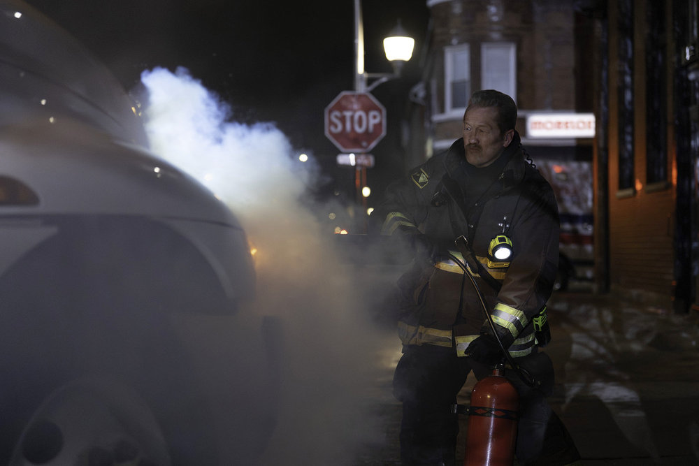 CHICAGO FIRE -- "Hit and Run" Episode 1414 -- Pictured: Christian Stolte as Randall "Mouch" McHolland -- (Photo by: Peter Gordon/NBC)