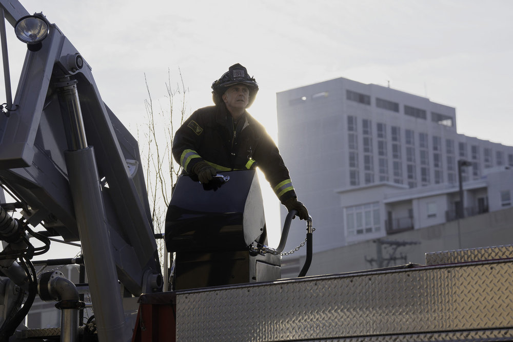 CHICAGO FIRE -- "Hit and Run" Episode 1414 -- Pictured: David Eigenberg as Christopher Herrmann -- (Photo by: Peter Gordon/NBC)