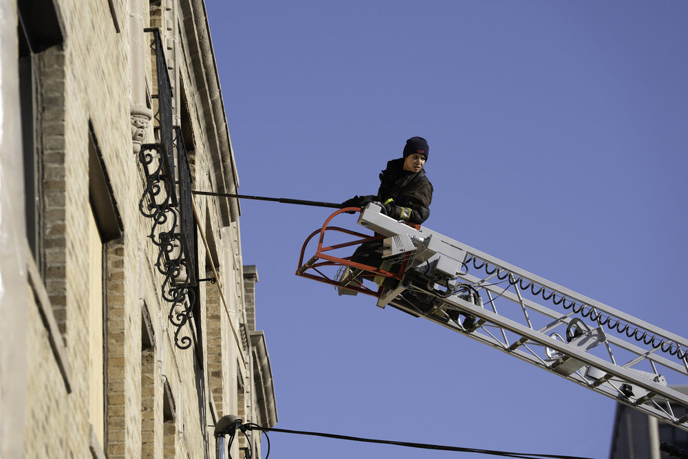 CHICAGO FIRE Season 14 Episode 14 Photo -- "Hit and Run" Episode 1414 -- Pictured: Miranda Rae Mayo as Stella Kidd -- (Photo by: Peter Gordon/NBC)