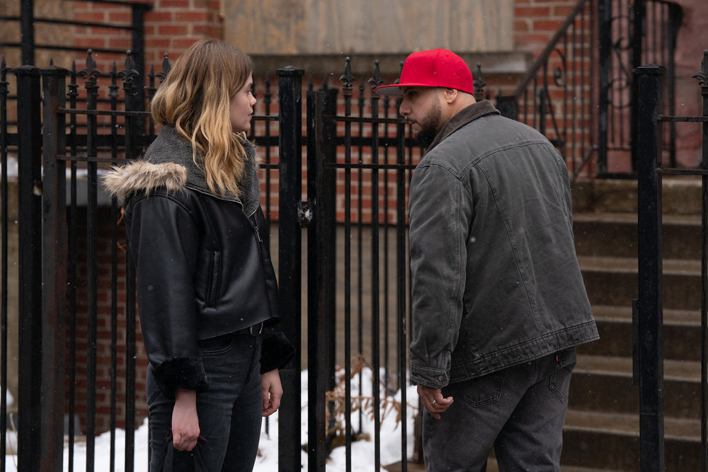 Chicago P.D. Season 13 Episode 14 Image  -- "Meant to Be" Episode 1314 -- Pictured: (l-r) Katy Wilson, Marcos T. Burgos as Delgado -- (Photo by: Elizabeth Sisson/NBC)