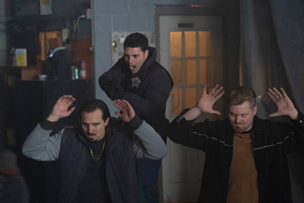 Chicago P.D. Season 13 Episode 14 -- "Meant to Be" Episode 1314 -- Pictured: Benjamin Levy Aguilar as Dante Torres -- (Photo by: Elizabeth Sisson/NBC)