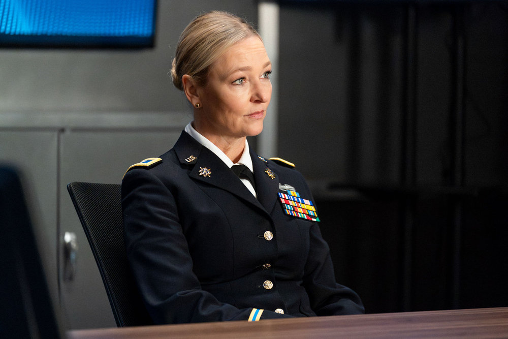 THE HUNTING PARTY -- "Sidney Fairfax" Episode 207 -- Pictured: Kari Matchett as Eve Lazarus -- (Photo by: Ralph Bavaro/NBC)