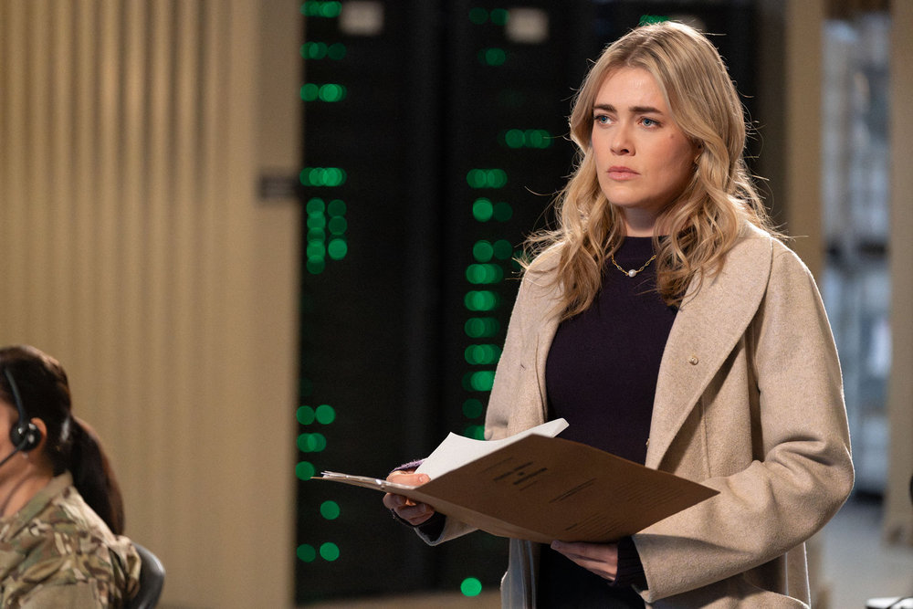THE HUNTING PARTY -- "Sidney Fairfax" Episode 207 -- Pictured: Melissa Roxburgh as Rebecca "Bex" Henderson -- (Photo by: Ralph Bavaro/NBC)