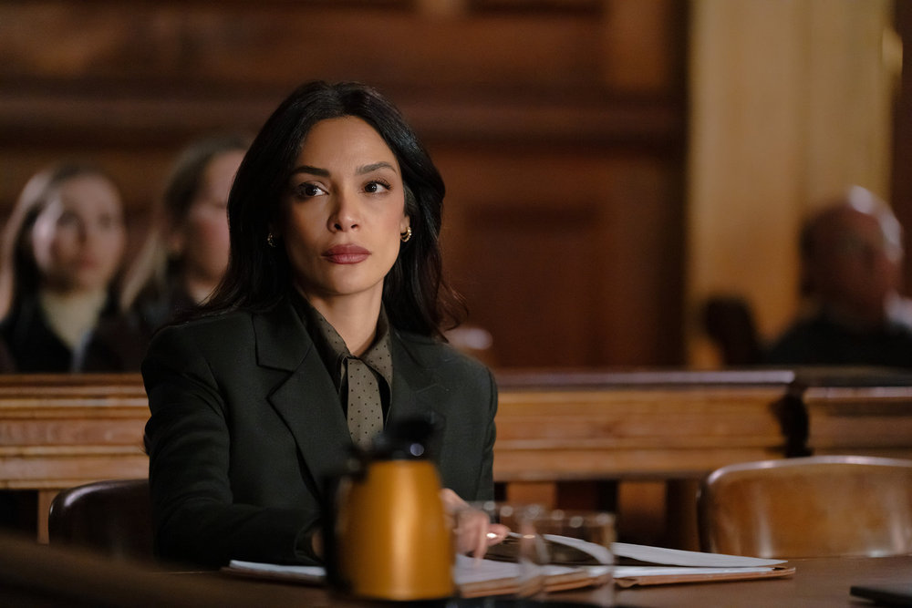 LAW & ORDER -- "Bright Lights" Episode 25015 -- Pictured: Odelya Halevi as A.D.A. Samantha Maroun -- (Photo by: Virginia Sherwood/NBC)