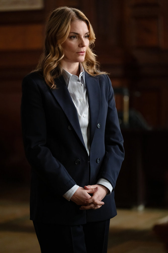 LAW & ORDER -- "Bright Lights" Episode 25015 -- Pictured: Susan Meisner as Attorney Allison Whitt -- (Photo by: Virginia Sherwood/NBC)