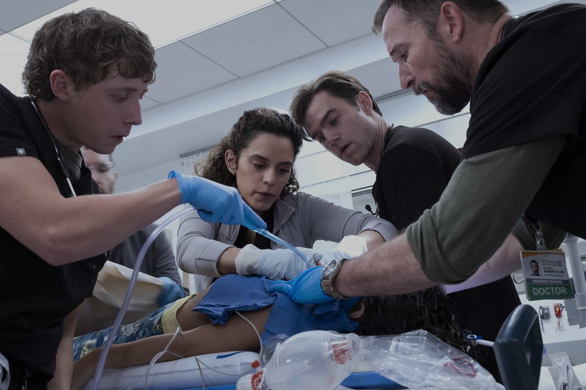 Gerran Howell, Sepideh Moafi, Patrick Ball, Noah Wyle THE PITT Season 2