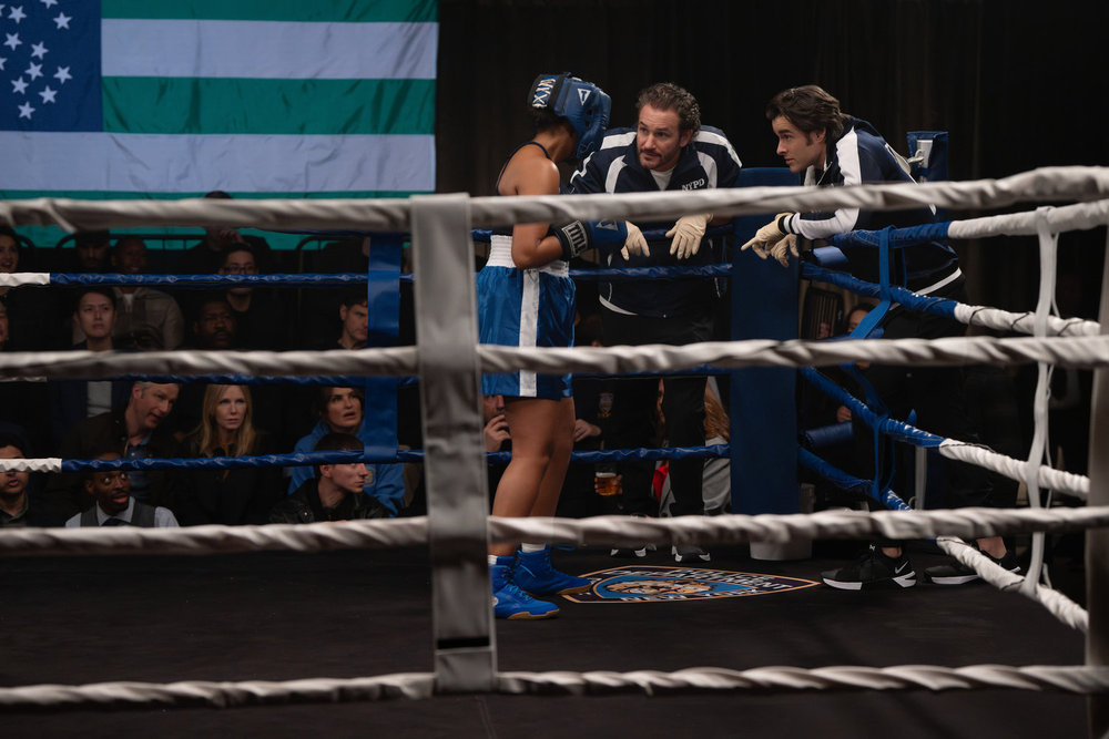 LAW & ORDER: SPECIAL VICTIMS UNIT -- "Thirsty" Episode 27015 -- Pictured: (l-r) Aimé Donna Kelly as Capt. Renee Curry, Kevin Kane as Det. Terry Bruno, Corey Cott as Det. Jake Griffin -- (Photo by: Virginia Sherwood/NBC)