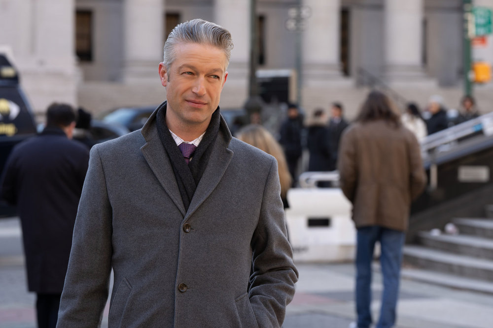 LAW & ORDER SVU Season 27 Episode 15 -- "Thirsty" Episode 27015 -- Pictured: Peter Scanavino as A.D.A Dominick "Sonny" Carisi Jr. -- (Photo by: Virginia Sherwood/NBC)