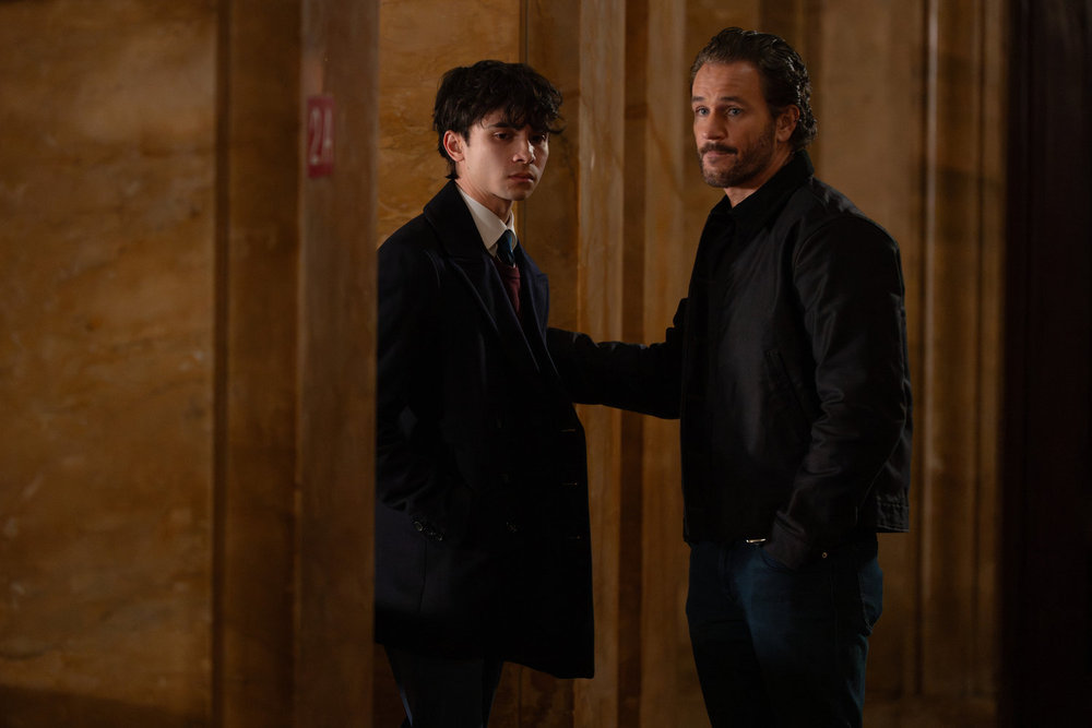 LAW & ORDER: SPECIAL VICTIMS UNIT -- "Thirsty" Episode 27015 -- Pictured: (l-r) Nic Dantes as Romeo, Kevin Kane as Det. Terry Bruno -- (Photo by: Virginia Sherwood/NBC)