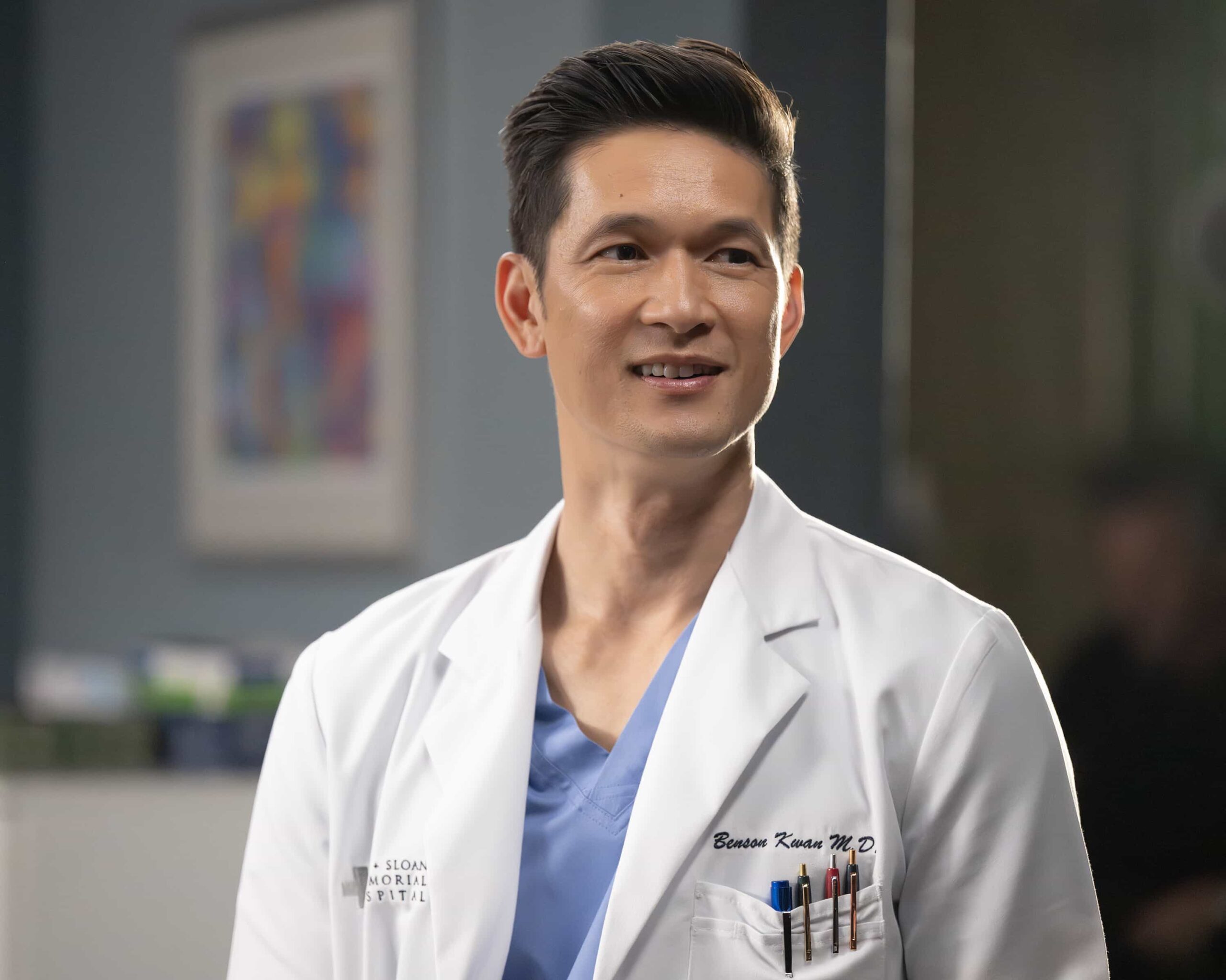 GREY’S ANATOMY Season 23 Episode 13 Promo - “Love the Way You Lie” - Richard tackles a shocking case on his first day back, while Kavita and Jules prepare for a high-stakes presentation. Bailey must have a difficult conversation with a beloved patient, and Jo works to baby-proof the loft. THURSDAY, MARCH 12 (10:00-11:00 p.m. EDT) on ABC. (Disney/Anne Marie Fox) 
HARRY SHUM JR.