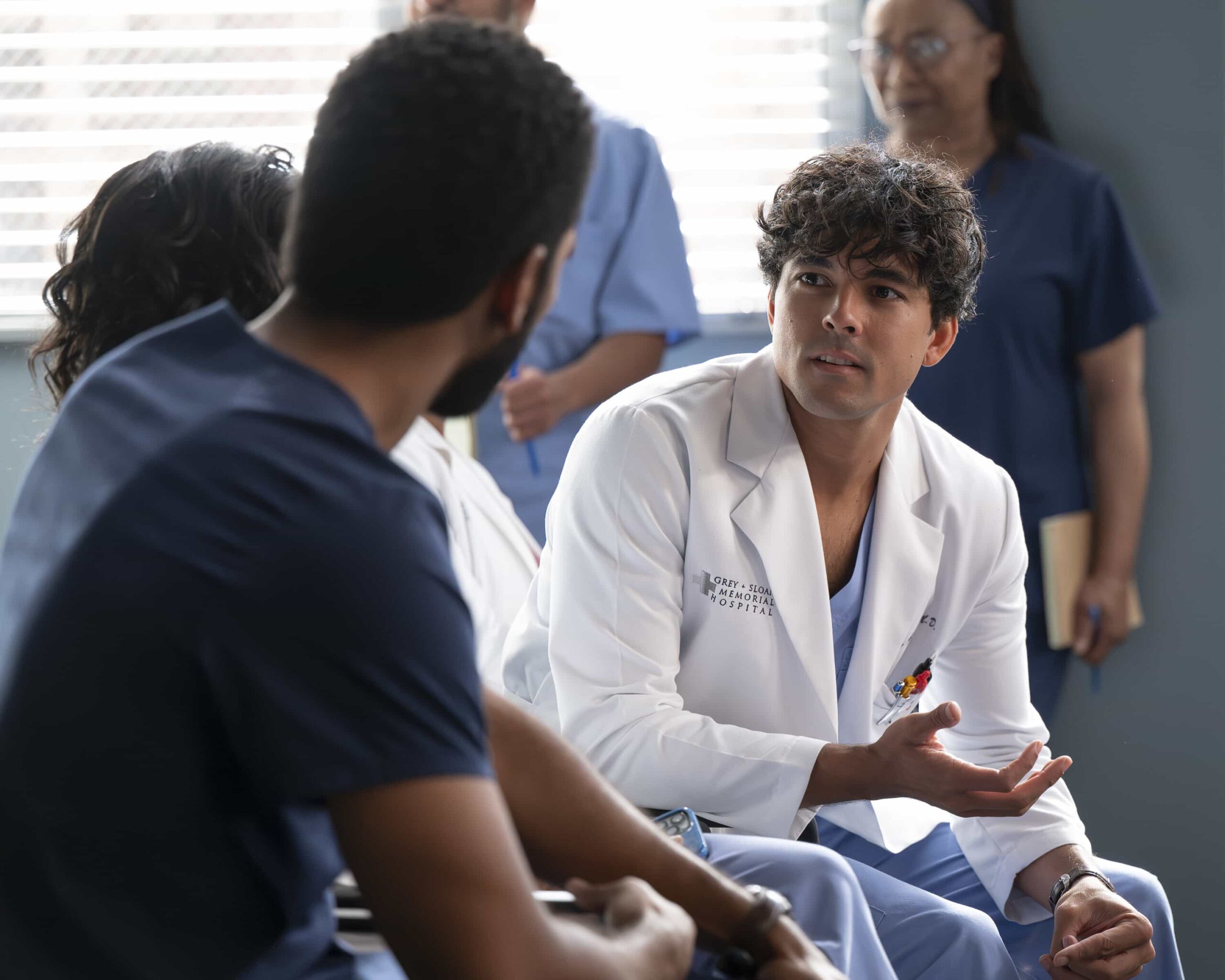 GREY’S ANATOMY - “Love the Way You Lie” - Richard tackles a shocking case on his first day back, while Kavita and Jules prepare for a high-stakes presentation. Bailey must have a difficult conversation with a beloved patient, and Jo works to baby-proof the loft. THURSDAY, MARCH 12 (10:00-11:00 p.m. EDT) on ABC. (Disney/Anne Marie Fox) 
NIKO TERHO