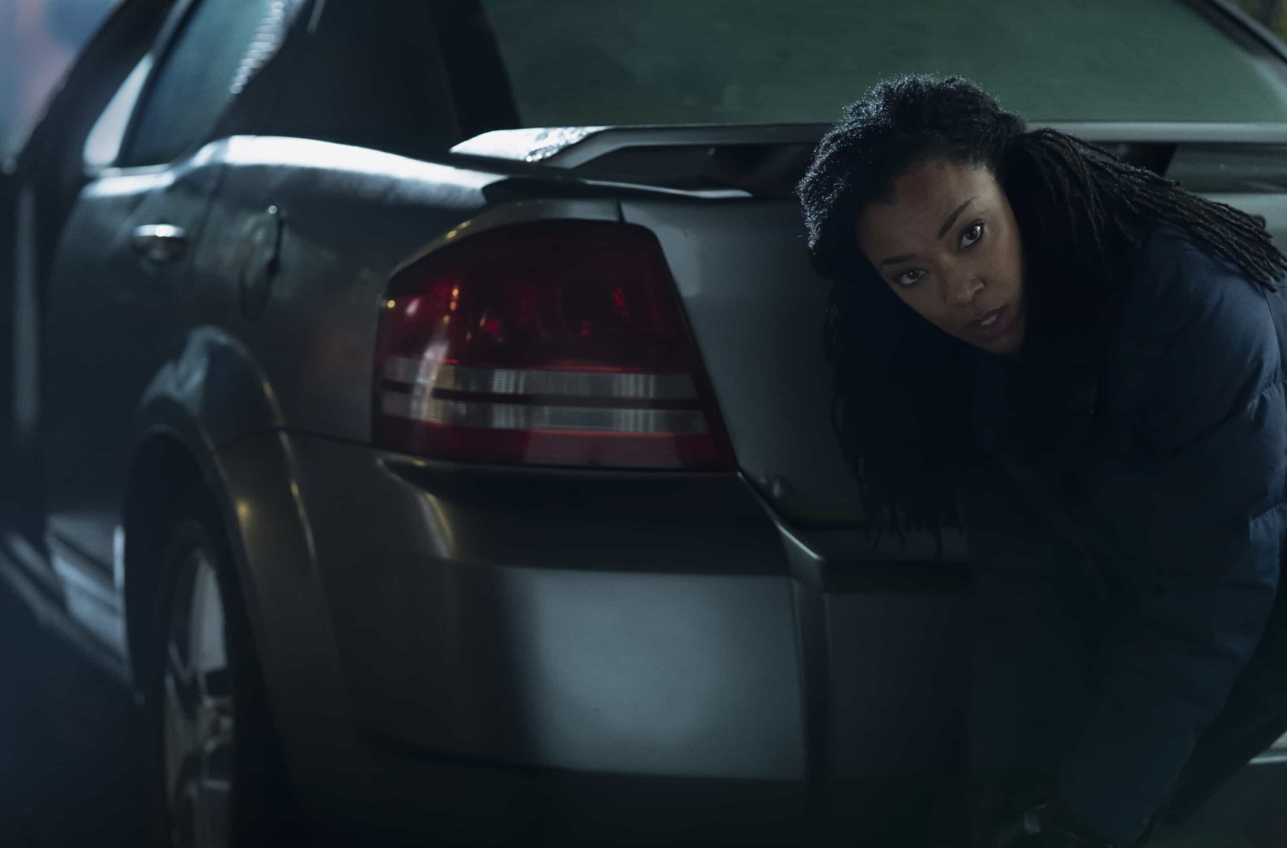 Boston Blue Season 1 Episode 12 Image “St. Patrick’s Day” – Danny, Sarah and Lena race to stop a looming threat on St. Patrick’s Day. Meanwhile, homesickness sparks a family gathering, and Lena’s personal life takes a hopeful turn, on the CBS Original series BOSTON BLUE, Friday, March 13 (10:00-11:00 PM, ET/PT) on the CBS Television Network, and streaming on Paramount+ Pictured: Sonequa Martin-Green as Lena Silver  Photo: John Medland/CBS ©2025 CBS Broadcasting, Inc. All Rights Reserved.