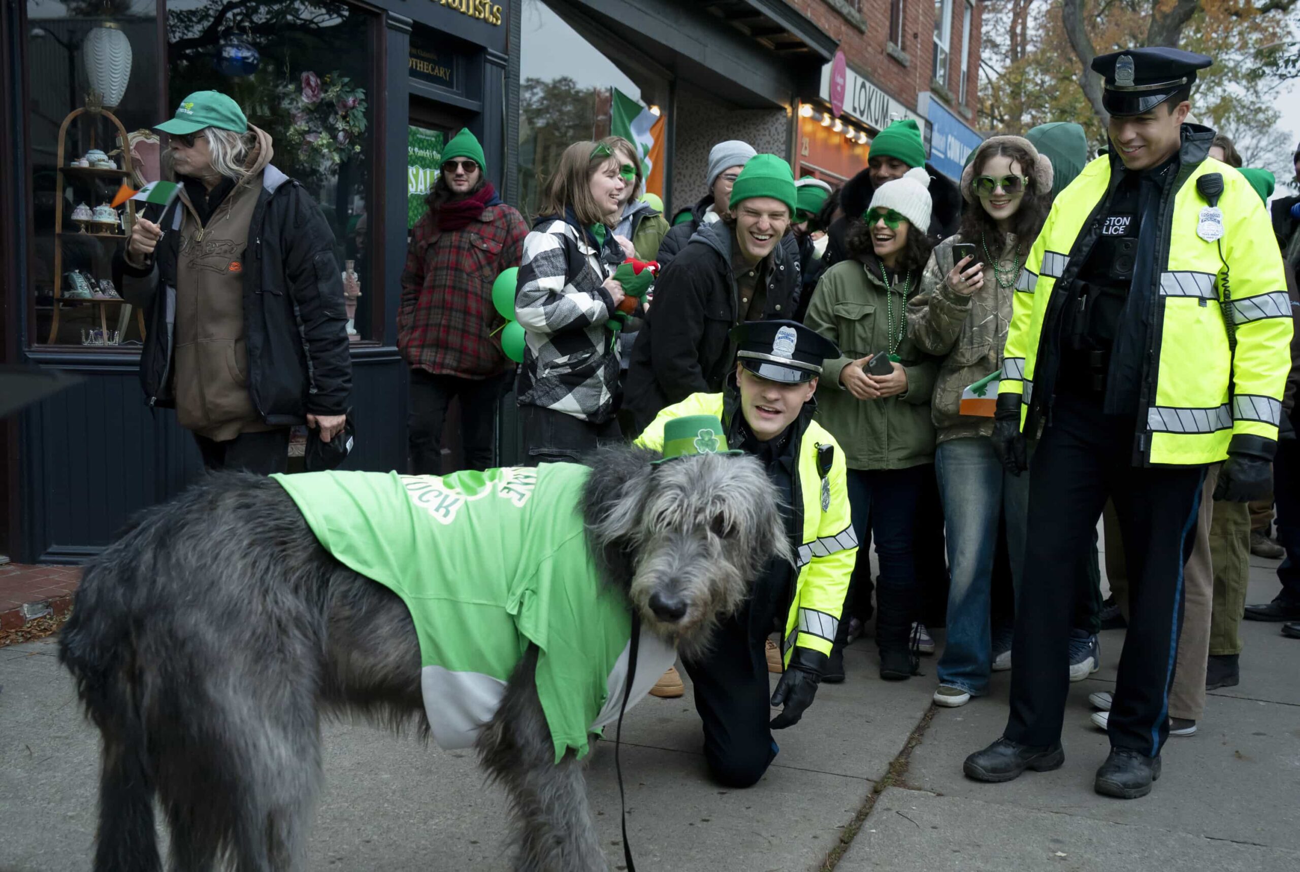 Boston Blue Season 1 Episode 12 “St. Patrick’s Day” – Danny, Sarah and Lena race to stop a looming threat on St. Patrick’s Day. Meanwhile, homesickness sparks a family gathering, and Lena’s personal life takes a hopeful turn, on the CBS Original series BOSTON BLUE, Friday, March 13 (10:00-11:00 PM, ET/PT) on the CBS Television Network, and streaming on Paramount+  Pictured (L-R): Mika Amonsen as Sean Reagan and Marcus Scribner as Jonah Silver  Photo: Brendan Adam-Zwelling/CBS ©2025 CBS Broadcasting, Inc. All Rights Reserved.