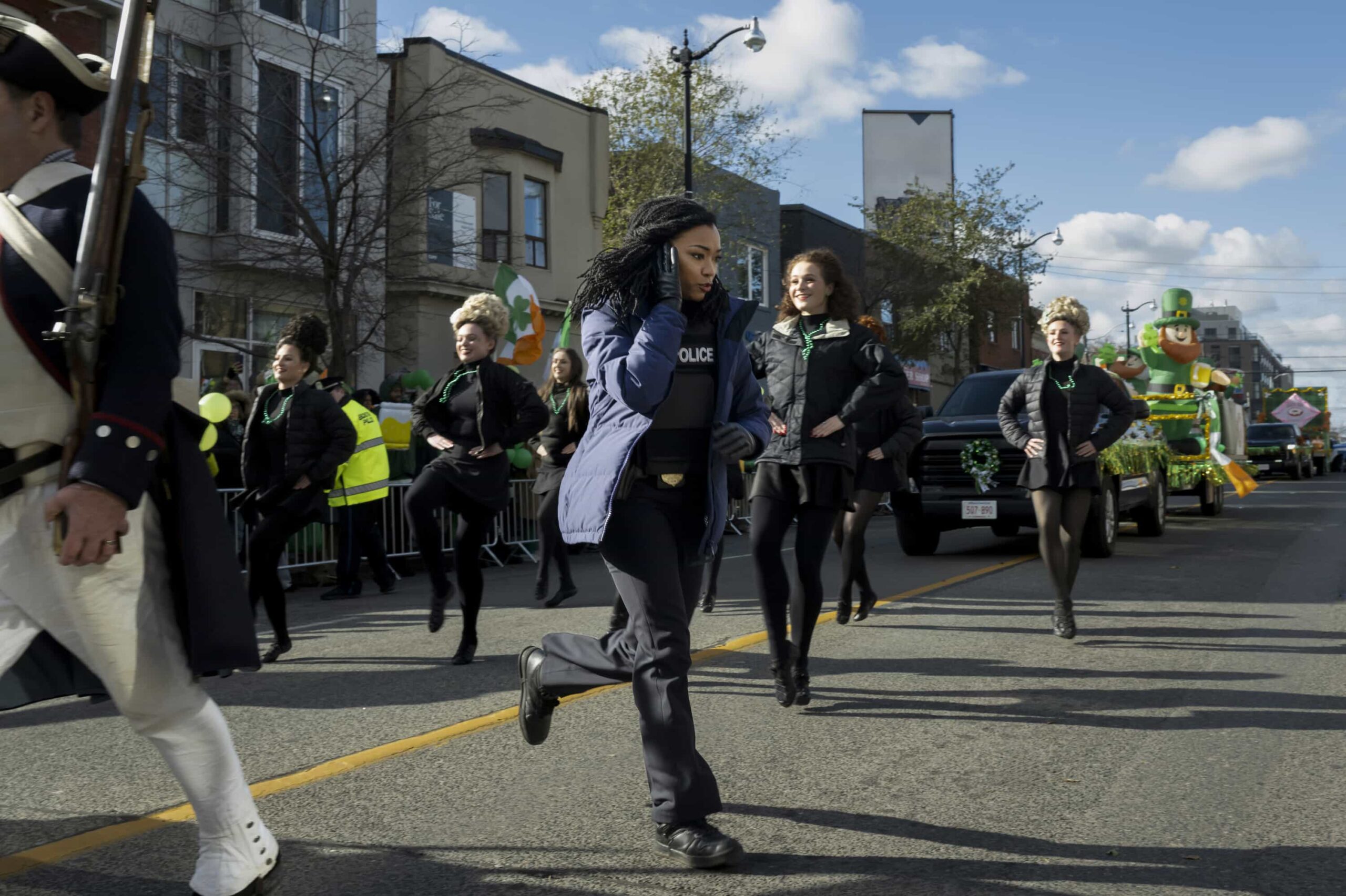 Boston Blue Season 1 Episode 12 Still “St. Patrick’s Day” – Danny, Sarah and Lena race to stop a looming threat on St. Patrick’s Day. Meanwhile, homesickness sparks a family gathering, and Lena’s personal life takes a hopeful turn, on the CBS Original series BOSTON BLUE, Friday, March 13 (10:00-11:00 PM, ET/PT) on the CBS Television Network, and streaming on Paramount+  Pictured: Sonequa Martin-Green as Lena Silver  Photo: Christos Kalohoridis/CBS ©2025 CBS Broadcasting, Inc. All Rights Reserved.