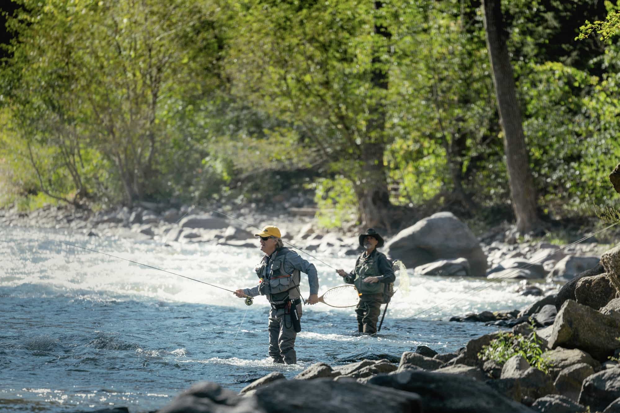The Madison Season 1 Episode 1 - L-R: Kurt Russell as Preston Clyburn and Matthew Fox as Paul Clyburn, in episode 1, season 1 of the Paramount+ series The Madison. Photo Credit: Emerson Miller/Paramount+
