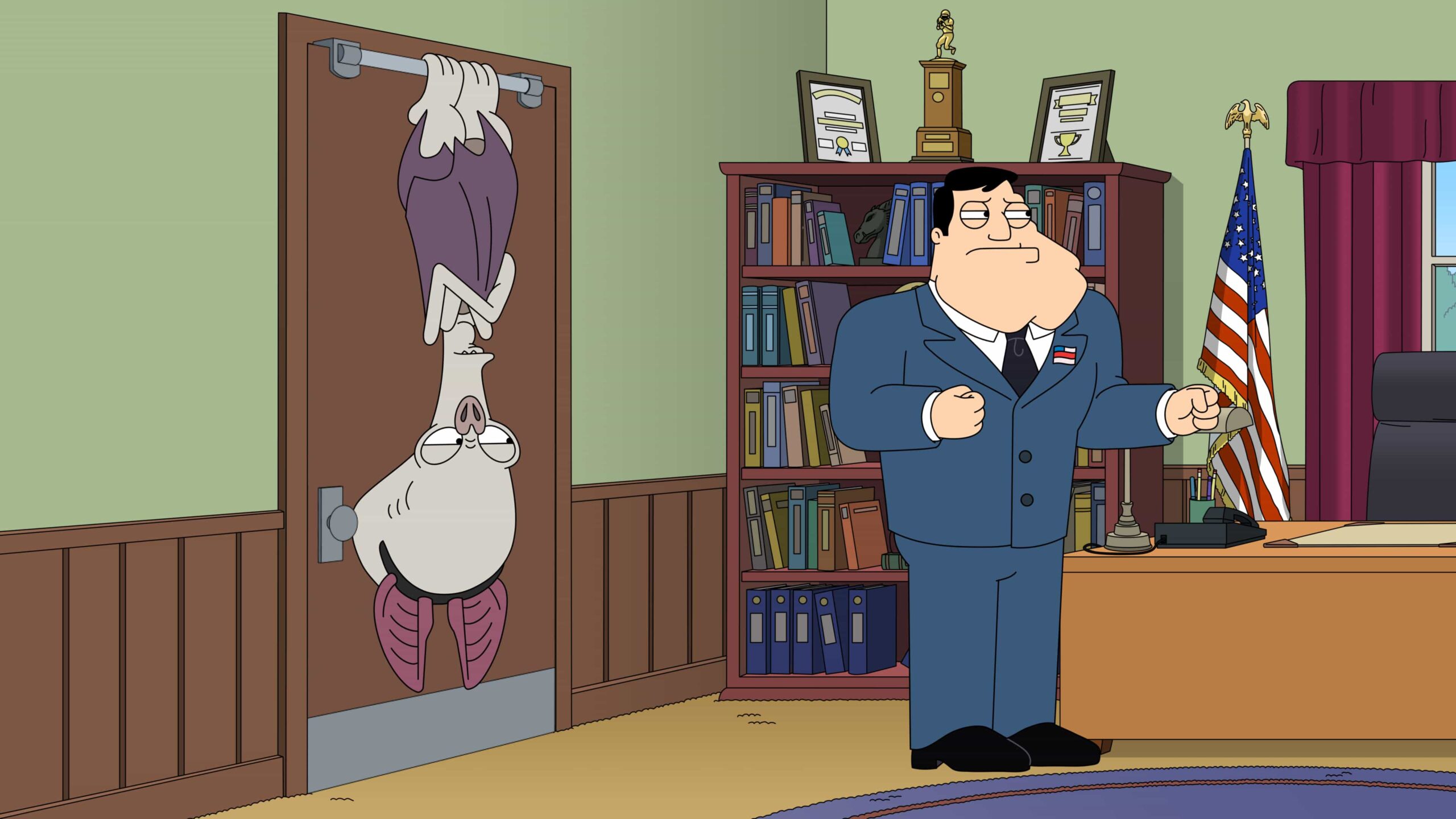 American Dad! Season 20 Episode 4 Photos “Camera Stan” – Airs Tonight on Fox 5 AMERICAN DAD Season 20 Episode 4 Image : Stan thinks he has what it takes to thrive on reality TV; Klaus gets himself a Klaus in the all-new "Camera Stan" episode of AMERICAN DAD airing Sunday, Mar. 15 (9:00-9:30 PM ET/PT) on FOX. AMERICAN DAD 1 © 2026 by 20th Television