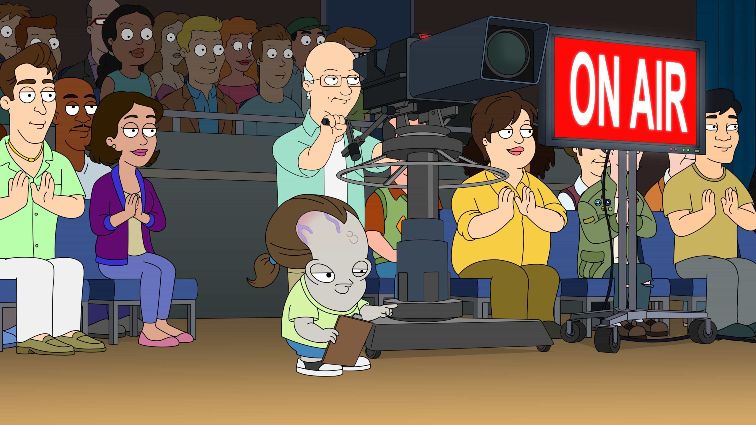 American Dad! Season 20 Episode 4 Photos “Camera Stan” – Airs Tonight on Fox 6 AMERICAN DAD: Stan thinks he has what it takes to thrive on reality TV; Klaus gets himself a Klaus in the all-new "Camera Stan" episode of AMERICAN DAD airing Sunday, Mar. 15 (9:00-9:30 PM ET/PT) on FOX. AMERICAN DAD ! © 2026 by 20th Television