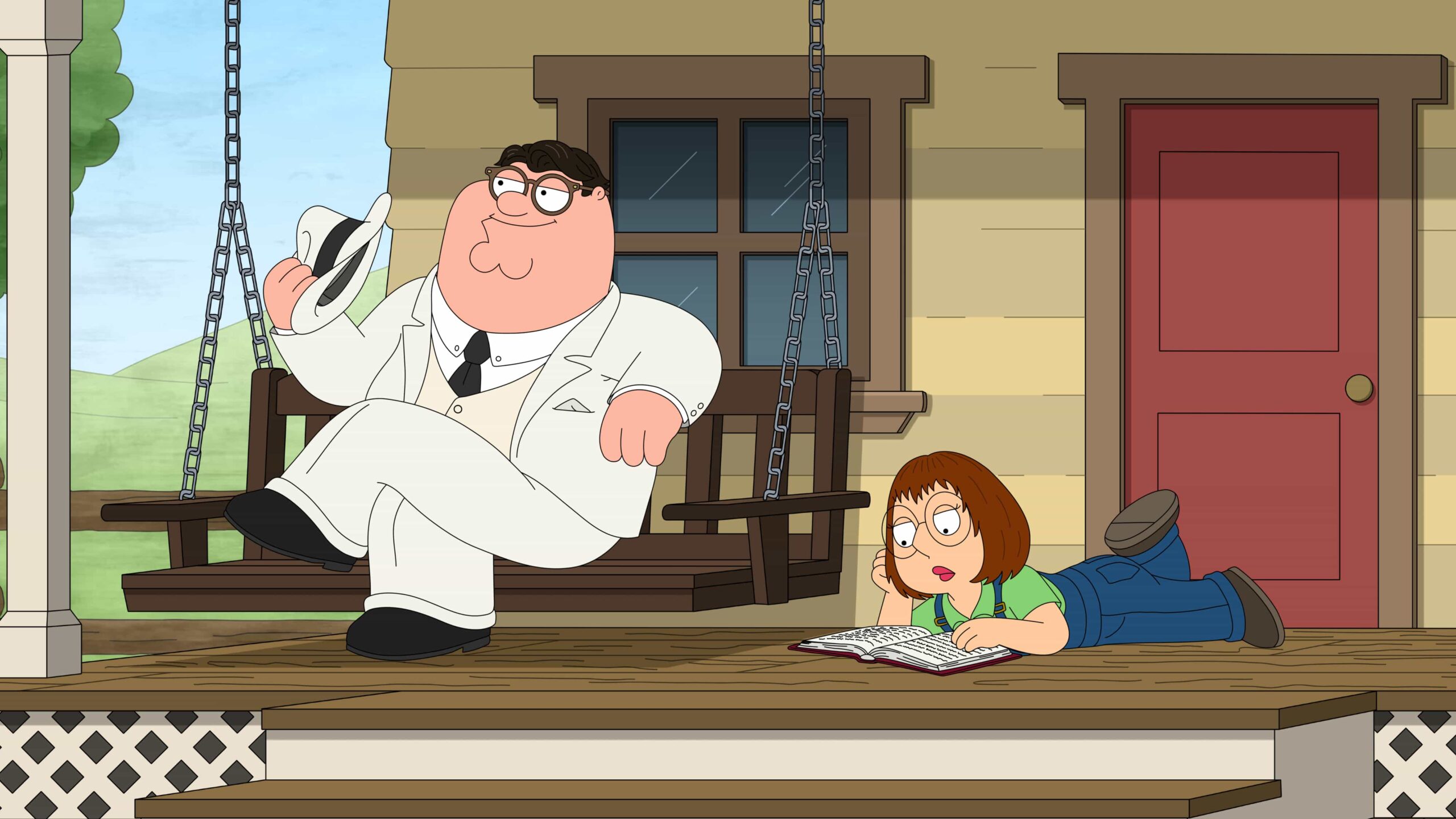 Family Guy Season 24 Episode 8 Picture : In this three-act parody, the Griffins spoof the stage by putting up?To Kill a Mockingbird,?The Odd Couple ?and?Hamlet in the all-new "Play Time" episode of Family Guy airing Sunday, March 15 (8:00-8:31 PM ET/PT) on FOX. FAMILY GUY © 2026 by 20th Television