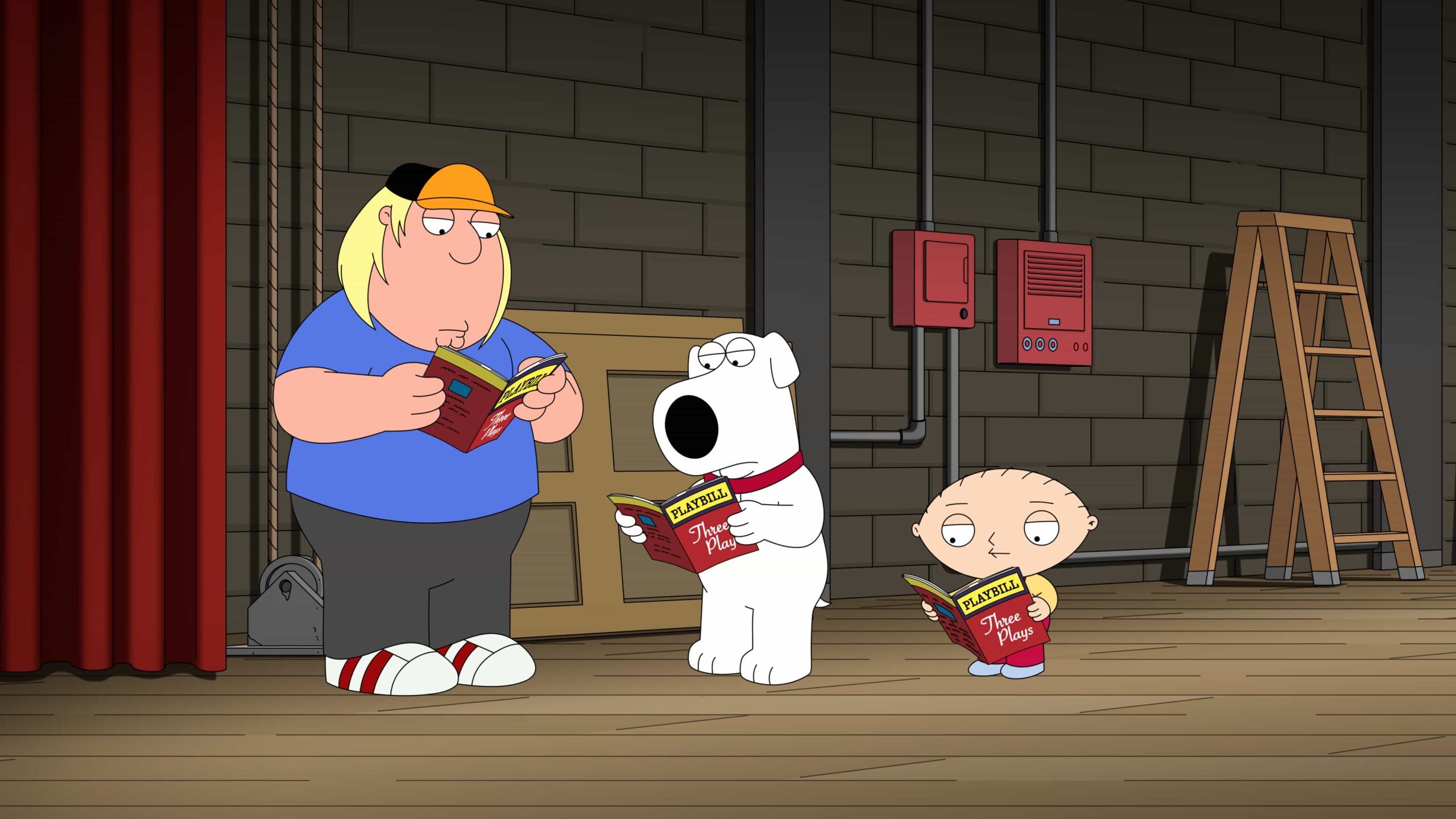 Family Guy Season 24 Episode 8 Promo : In this three-act parody, the Griffins spoof the stage by putting up?To Kill a Mockingbird,?The Odd Couple ?and?Hamlet in the all-new "Play Time" episode of Family Guy airing Sunday, March 15 (8:00-8:31 PM ET/PT) on FOX. FAMILY GUY © 2026 by 20th Television