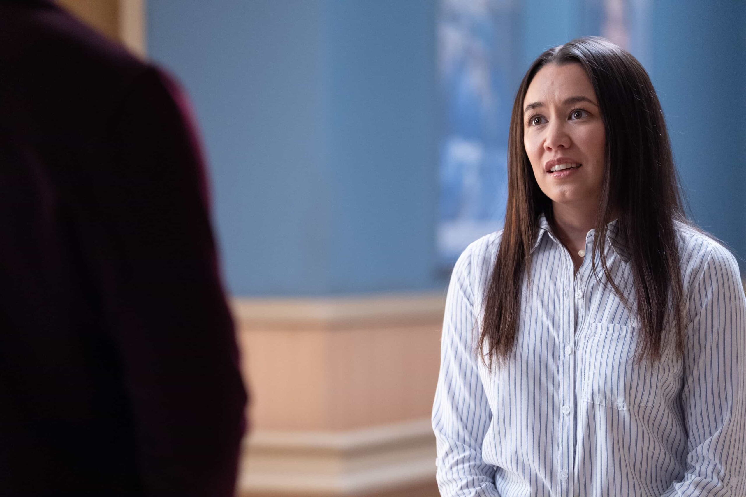 “Do No Harm” – When a doctor vanishes after her shift, Colter uncovers a trail of stolen drugs and disguises revealing a calculated revenge plot, on TRACKER  Pictured: Luisa d’Oliveira as Janie. Photo: Darko Sikman/CBS ©2025 CBS Broadcasting, Inc. All Rights Reserved.