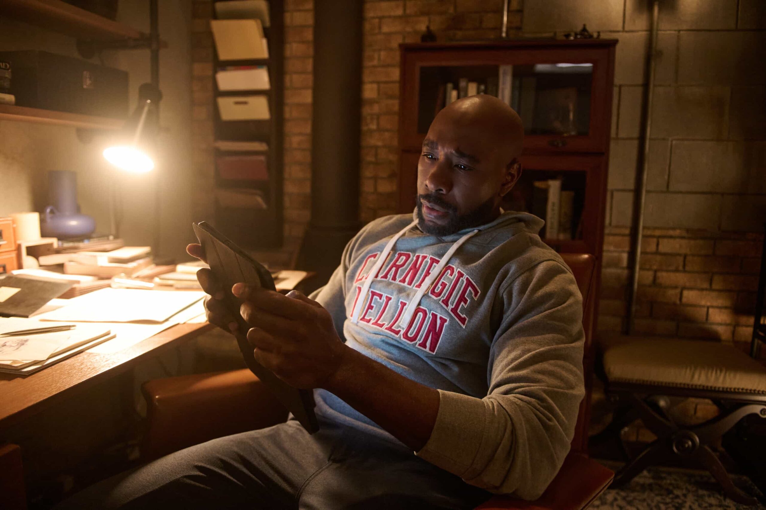 Watson Season 2 Episode 13 Still -- “For A Limited Time Only” - Watson and the fellows fight to revive a 30-year-old woman, Audrey, after her heart inexplicably stops again and again until they discover she has a rare phenomenon called the Lazarus Syndrome. As these short-lived revivals continue, she uses the short window of time available to right her greatest wrong, on WATSON, Sunday, March 15 (10:00-11:00 PM, ET/PT) on the CBS Television Network, and streaming on Paramount+  Pictured (L-R): Morris Chestnut as Dr. John Watson  Photo: Sergei Bachlakov/CBS ©2025 CBS Broadcasting, Inc. All Rights Reserved.