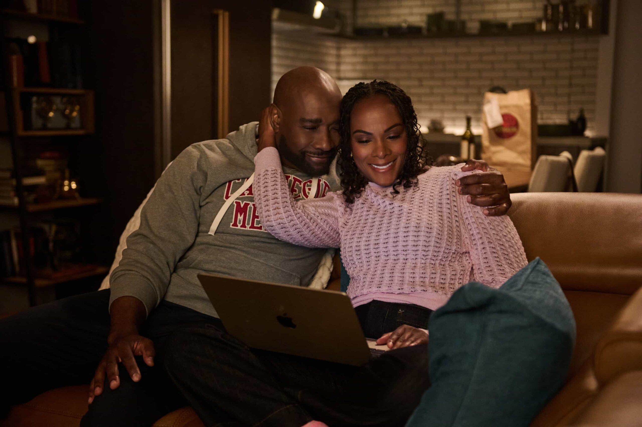 Watson Season 2 Episode 13 Picture --“For A Limited Time Only” - Watson and the fellows fight to revive a 30-year-old woman, Audrey, after her heart inexplicably stops again and again until they discover she has a rare phenomenon called the Lazarus Syndrome. As these short-lived revivals continue, she uses the short window of time available to right her greatest wrong, on WATSON, Sunday, March 15 (10:00-11:00 PM, ET/PT) on the CBS Television Network, and streaming on Paramount+  Pictured (L-R): Morris Chestnut as Dr. John Watson and Tika Sumpter as Dr. Laila Bynum  Photo: Sergei Bachlakov/CBS ©2025 CBS Broadcasting, Inc. All Rights Reserved.