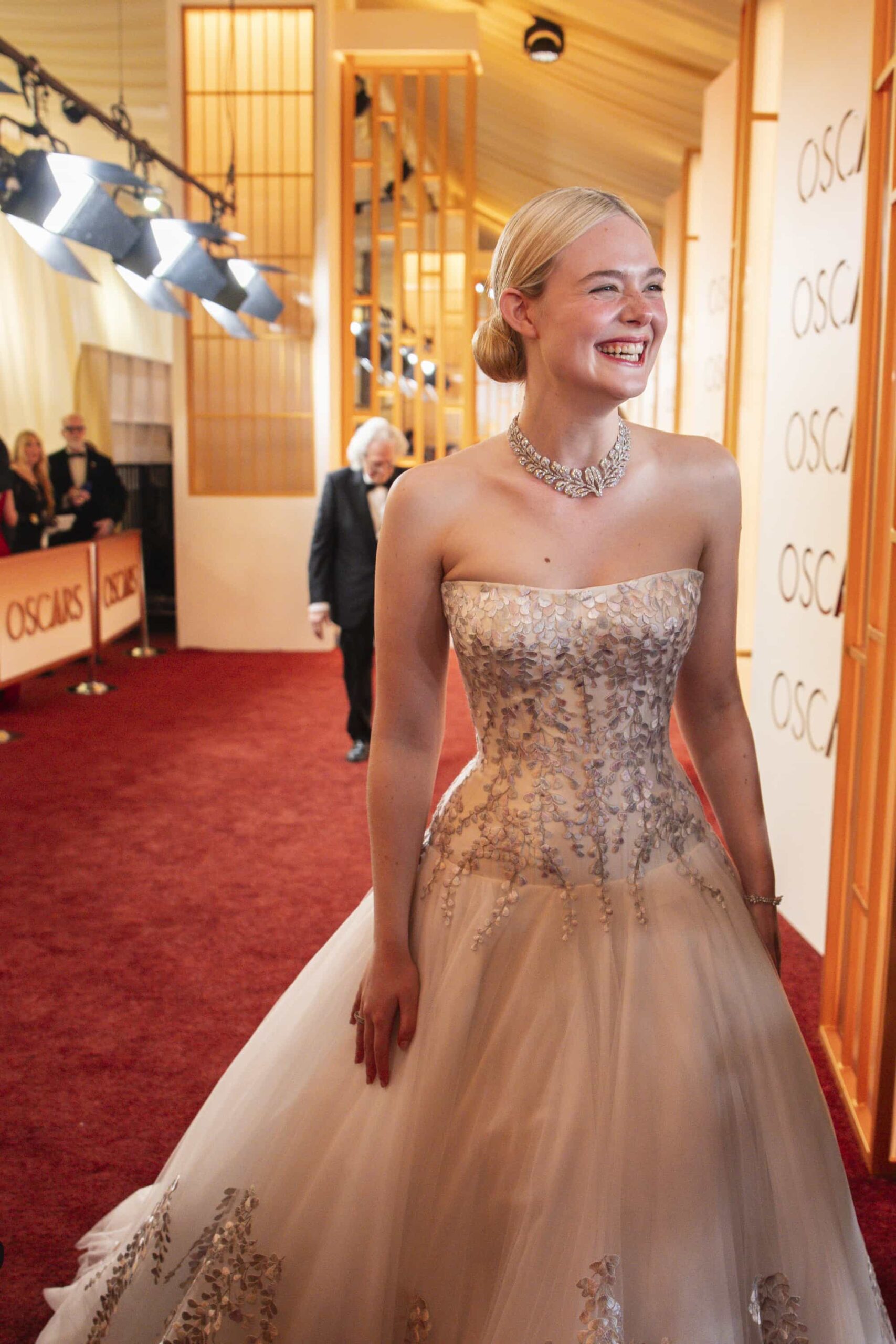 THE OSCARS® - Hosted by Conan O’Brien, the 98th Oscars will be held on Sunday, March 15, at the Dolby® Theatre at Ovation Hollywood and will be televised live on ABC, streamed live on Hulu and airs live in more than 200 territories worldwide. (Disney/Eric McCandless)
ELLE FANNING