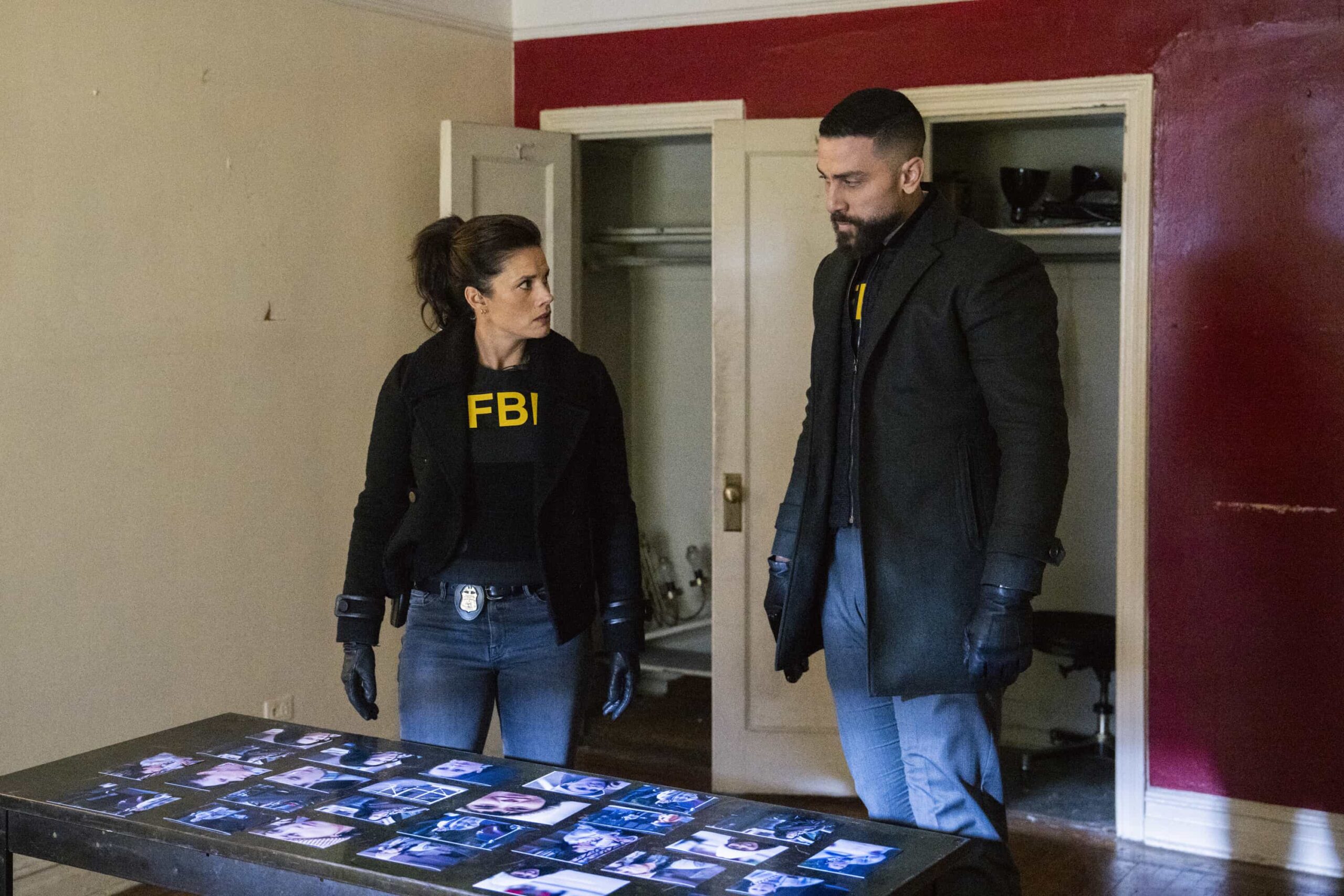 FBI Season 8 Episode 14 “Forgiven” – After Maggie’s sister, Erin, goes missing, the team begins an all-out search to recover her. But when Maggie discovers Erin was kidnapped by a sinister figure from her past, she must race to save her before it’s too late, on FBI, Monday, March 16 (9:00-11:00 PM, ET/PT). Pictured (L-R): Missy Peregrym as Special Agent Maggie Bell and Zeeko Zaki as Special Agent Omar Adom ‘OA’ Zidan. Photo: Bennett Raglin/CBS ©2026 CBS Broadcasting, Inc. All Rights Reserved.