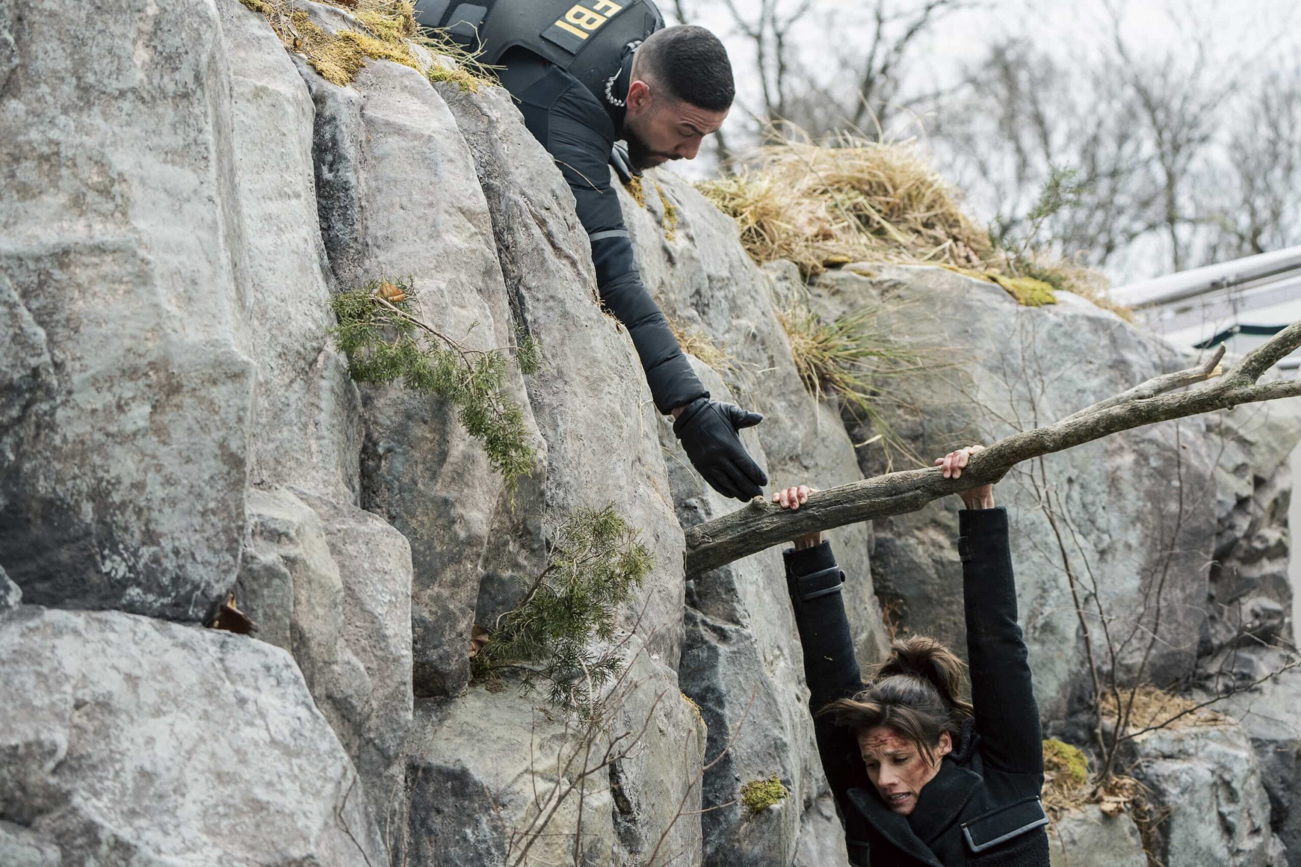 FBI Season 8 Episode 14 “Forgiven” – After Maggie’s sister, Erin, goes missing, the team begins an all-out search to recover her. But when Maggie discovers Erin was kidnapped by a sinister figure from her past, she must race to save her before it’s too late, on FBI, Monday, March 16 (9:00-11:00 PM, ET/PT). Pictured (L-R): Zeeko Zaki as Special Agent Omar Adom ‘OA’ Zidan and Missy Peregrym as Special Agent Maggie Bell. Photo: Bennett Raglin/CBS ©2026 CBS Broadcasting, Inc. All Rights Reserved.