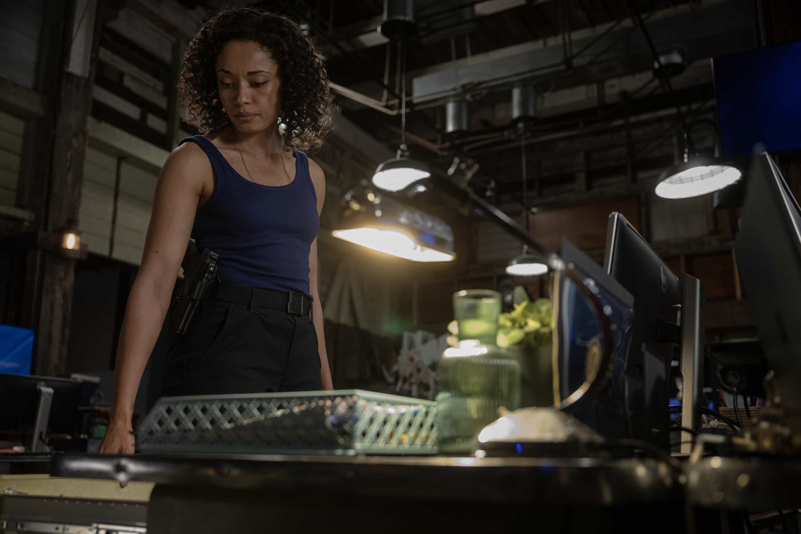 Olivia Swann as NCIS Special Agent Captain Michelle Mackey in NCIS: Sydney episode 11, season 3 streaming on Paramount+, 2026. Photo Credit:  Daniel Asher Smith/Paramount+