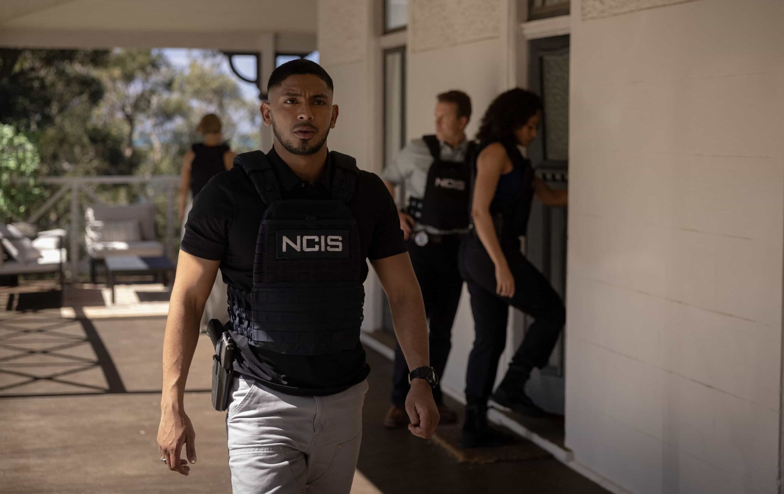 Sean Sagar as NCIS Special Agent DeShawn Jackson in NCIS: Sydney episode 11, season 3 streaming on Paramount+, 2026. Photo Credit:  Daniel Asher Smith/Paramount+