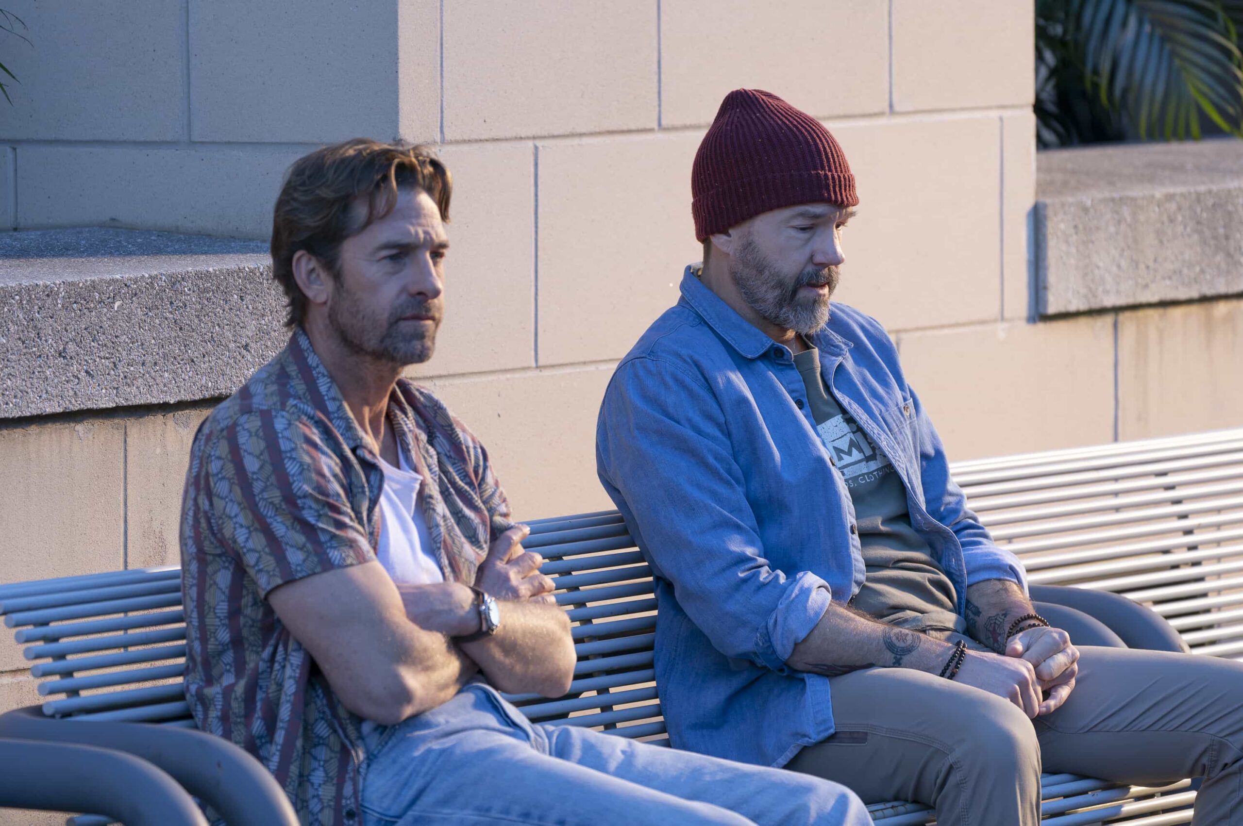 R.J. Decker Season 1 Episode 3 Photo - “The Needle and the Damage Done” - RJ is recruited by Emi to investigate the disappearance of a wealthy rehab tycoon’s son. Mel and Catherine discover they have different views on parenting and finances. TUESDAY, MARCH 17 (10:00-11:00 p.m. EDT) on ABC. (Disney/John Merrick) 
SCOTT SPEEDMAN, LEIF GANTVOORT