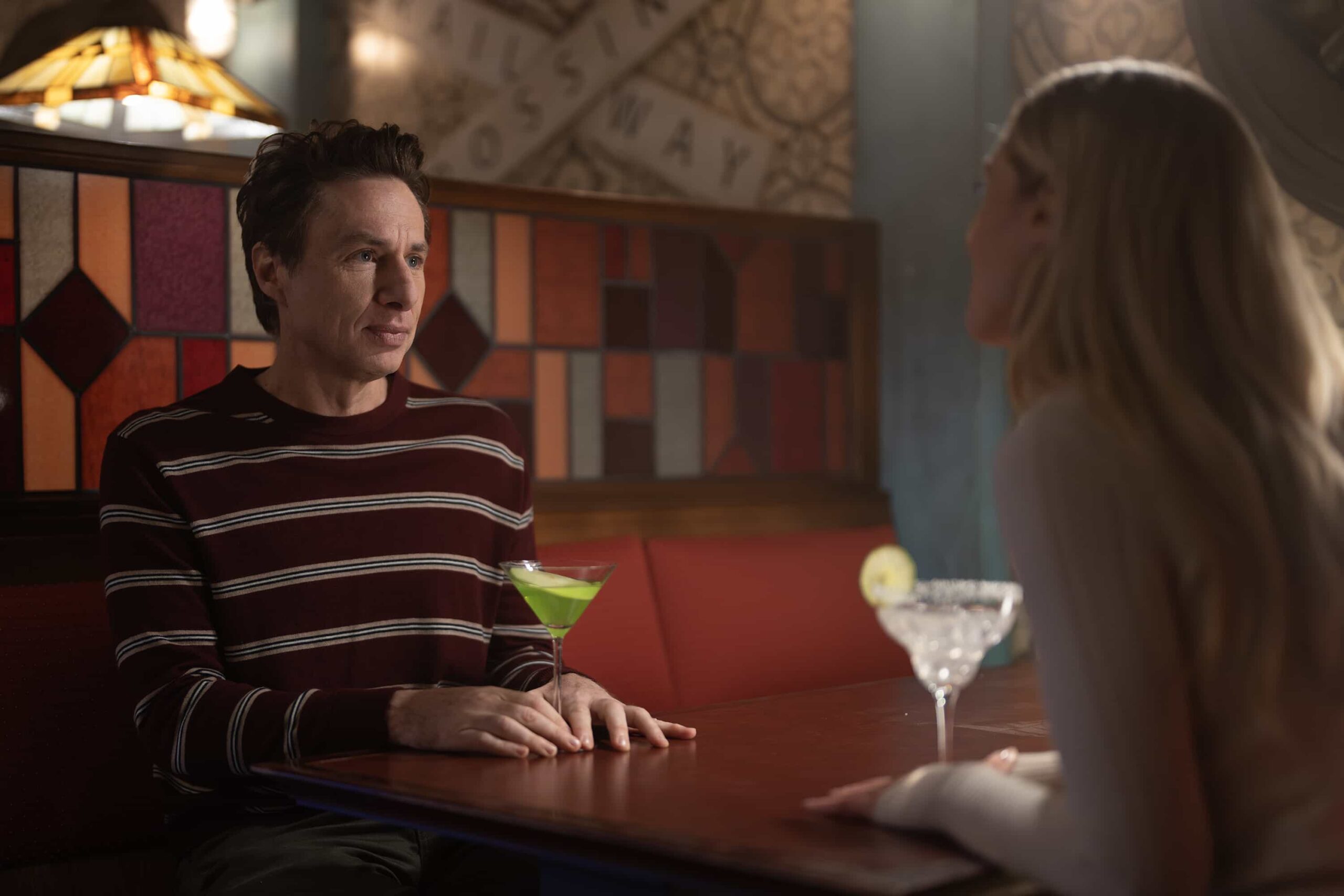 SCRUBS - “My Angel” - J.D. ventures into the world of post-divorce dating with Turk’s guidance. Elliot gets creative when sourcing an organ for a beloved elderly patient, while the interns learn about the unspoken rules of the hospital. WEDNESDAY, MARCH 18 (8:00-8:30 p.m. EDT) on ABC. (Disney/Darko Sikman) 
ZACH BRAFF