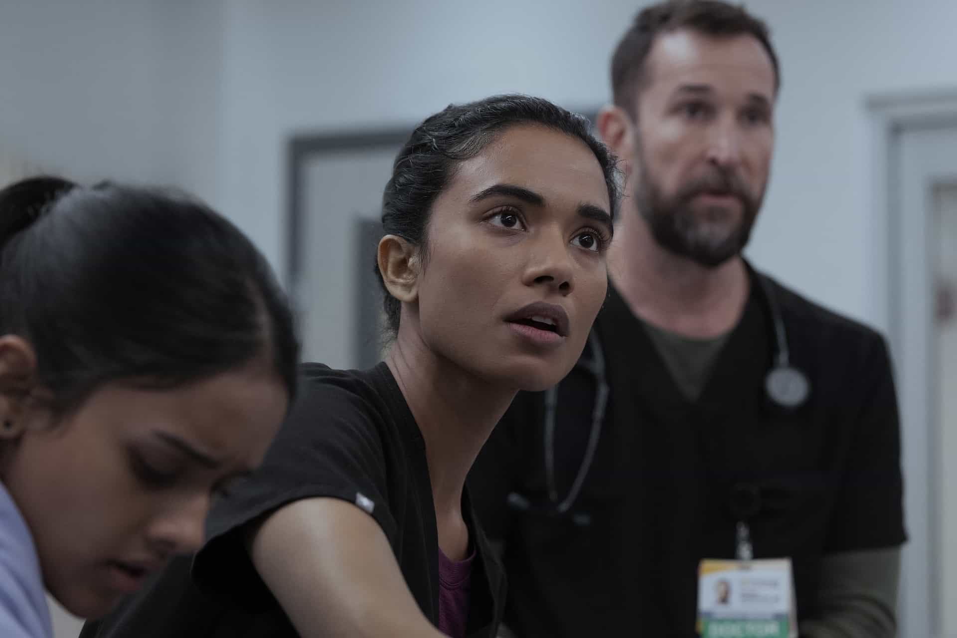 Shabana Azeez, Supriya Ganesh, Noah Wyle THE PITT Season 2