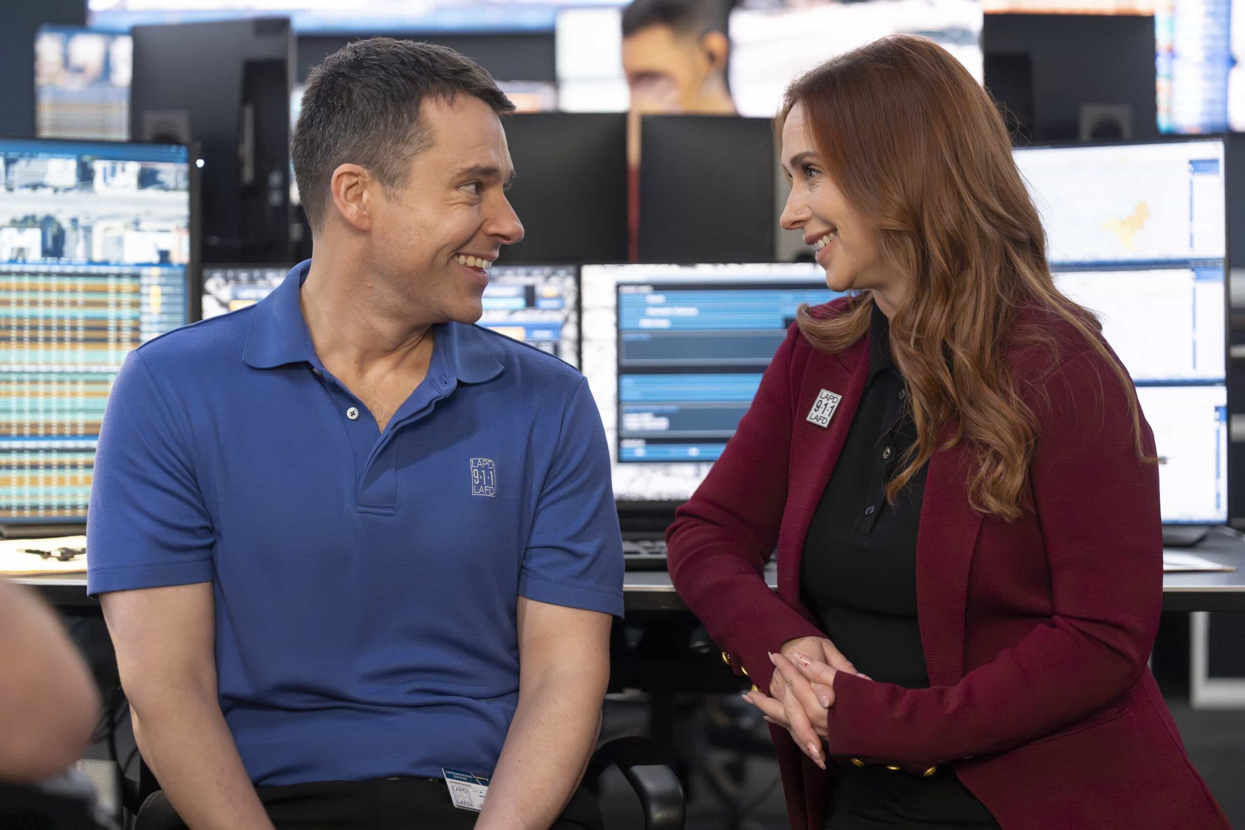 9-1-1 - “D.I.Y.” - As Buck tries to manage the trauma following his kidnapping on his own, May tries to secure her first law internship without the help of her mother. THURSDAY, MARCH 19 (8:00-9:00 p.m. EDT) on ABC. (Disney/Christopher Willard) 
BRYAN SAFI, JENNIFER LOVE HEWITT