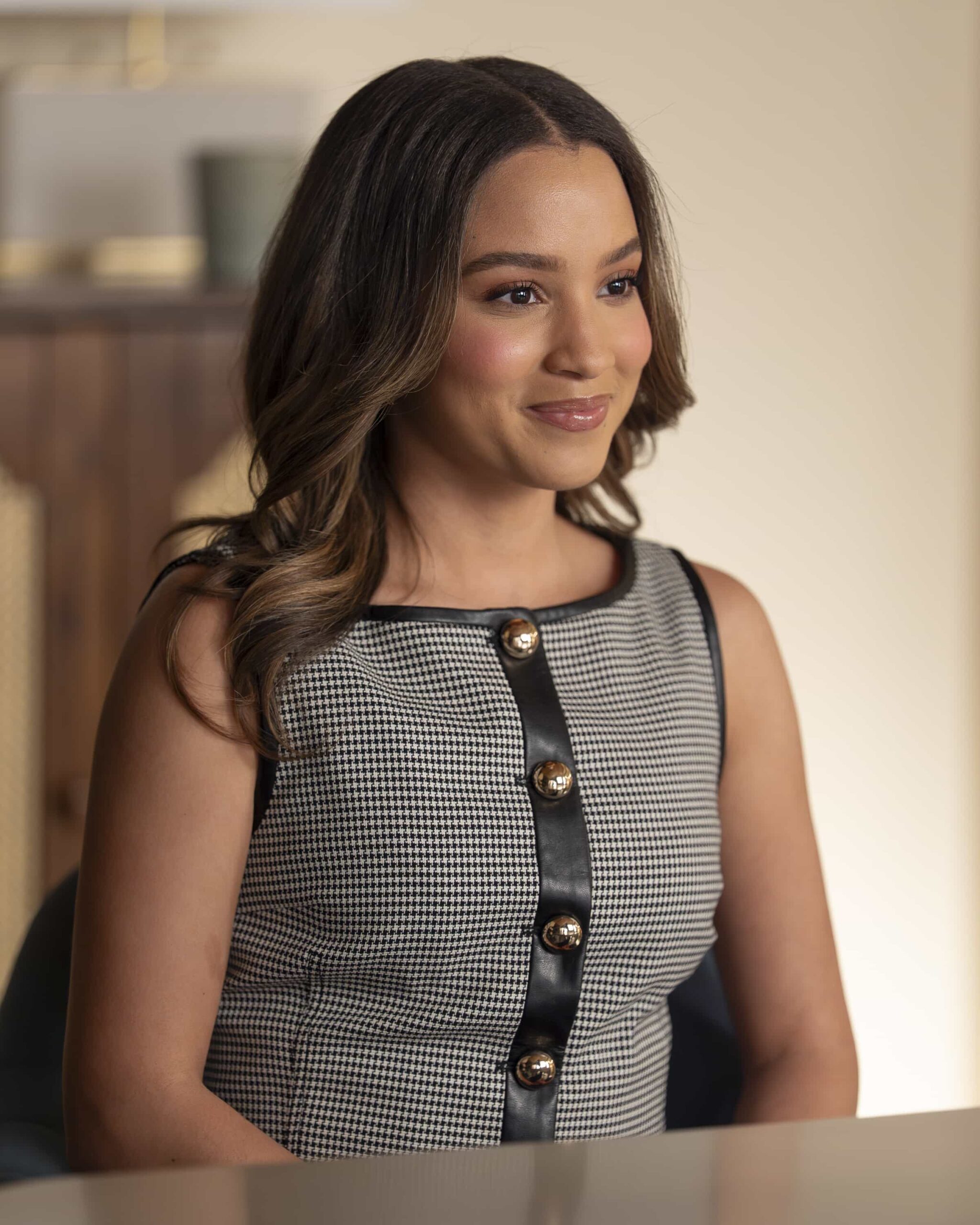 9-1-1 Season 9 Episode 14 Promo - “D.I.Y.” - As Buck tries to manage the trauma following his kidnapping on his own, May tries to secure her first law internship without the help of her mother. THURSDAY, MARCH 19 (8:00-9:00 p.m. EDT) on ABC. (Disney/Christopher Willard) 
CORINNE MASSIAH