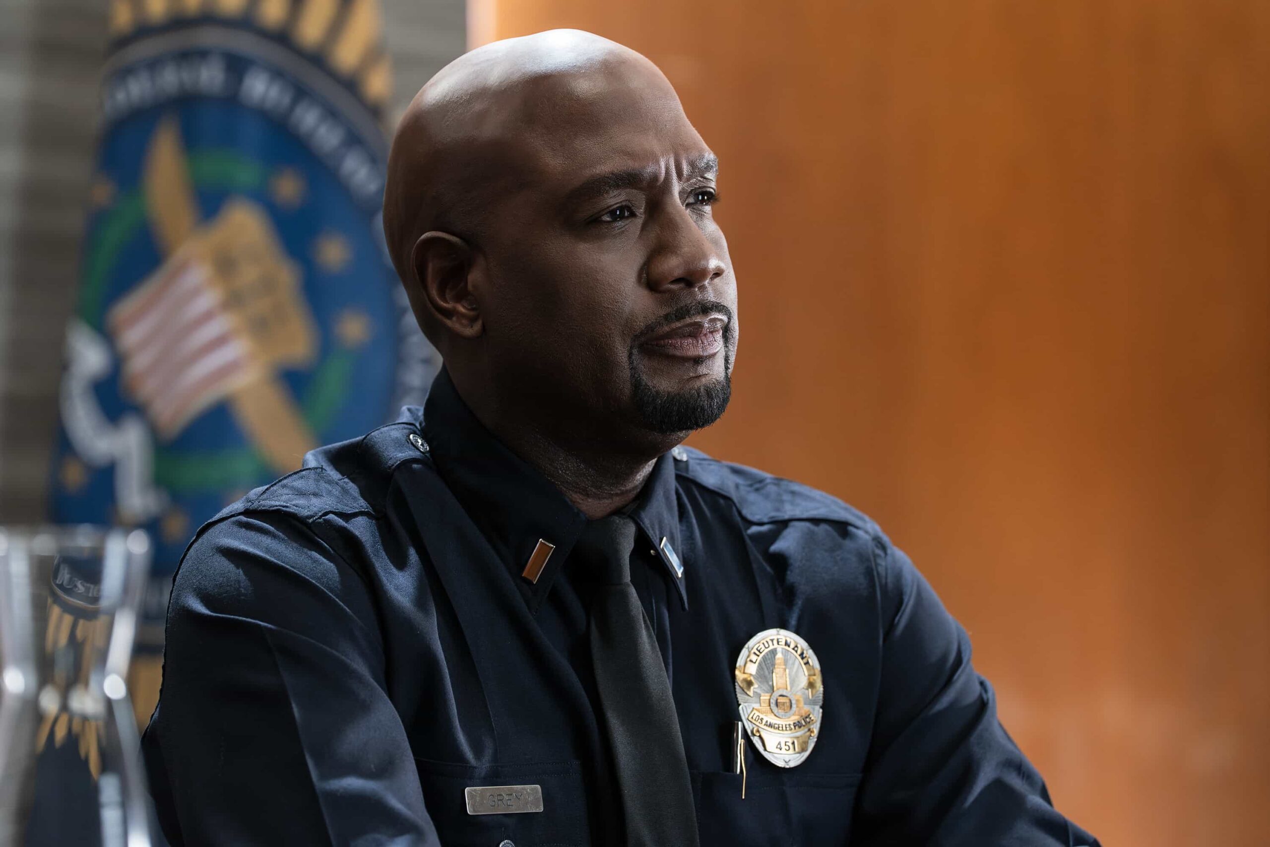 THE ROOKIE - “Spy Games” - The FBI and LAPD join forces on a covert sting operation to protect Bailey, while Wesley and Angela face tensions in their marriage when his campaign is threatened by a public scandal. MONDAY, MARCH 23 (10:00-11:00 p.m. EDT) on ABC. (Disney/Mike Taing) 
RICHARD T. JONES