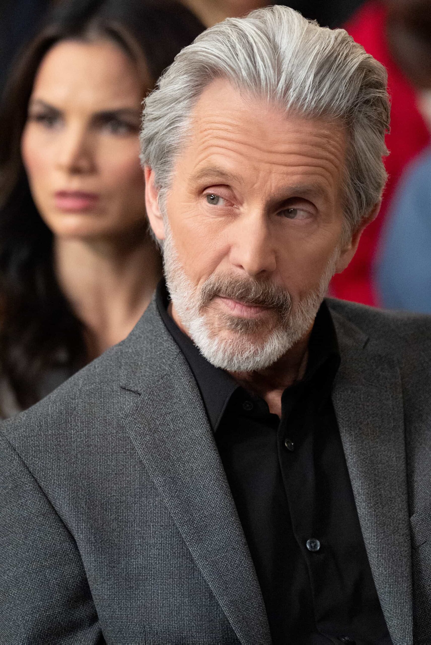 NCIS Season 23 Episode 13 Photo - “All Good Things” – When the son of a Marine that Gibbs once helped comes to NCIS in desperation, the fractured team reunites off the books. But chasing justice without a badge may cost them more than their careers, on the 500th episode of the CBS Original series NCIS, Tuesday, March 24 (8:00-9:00 PM, ET/PT) on the CBS Television Network.    Pictured (L-R): Gary Cole as Alden Parker    Photo: Robert Voets/CBS   ©2026 CBS Broadcasting, Inc. All Rights Reserved.