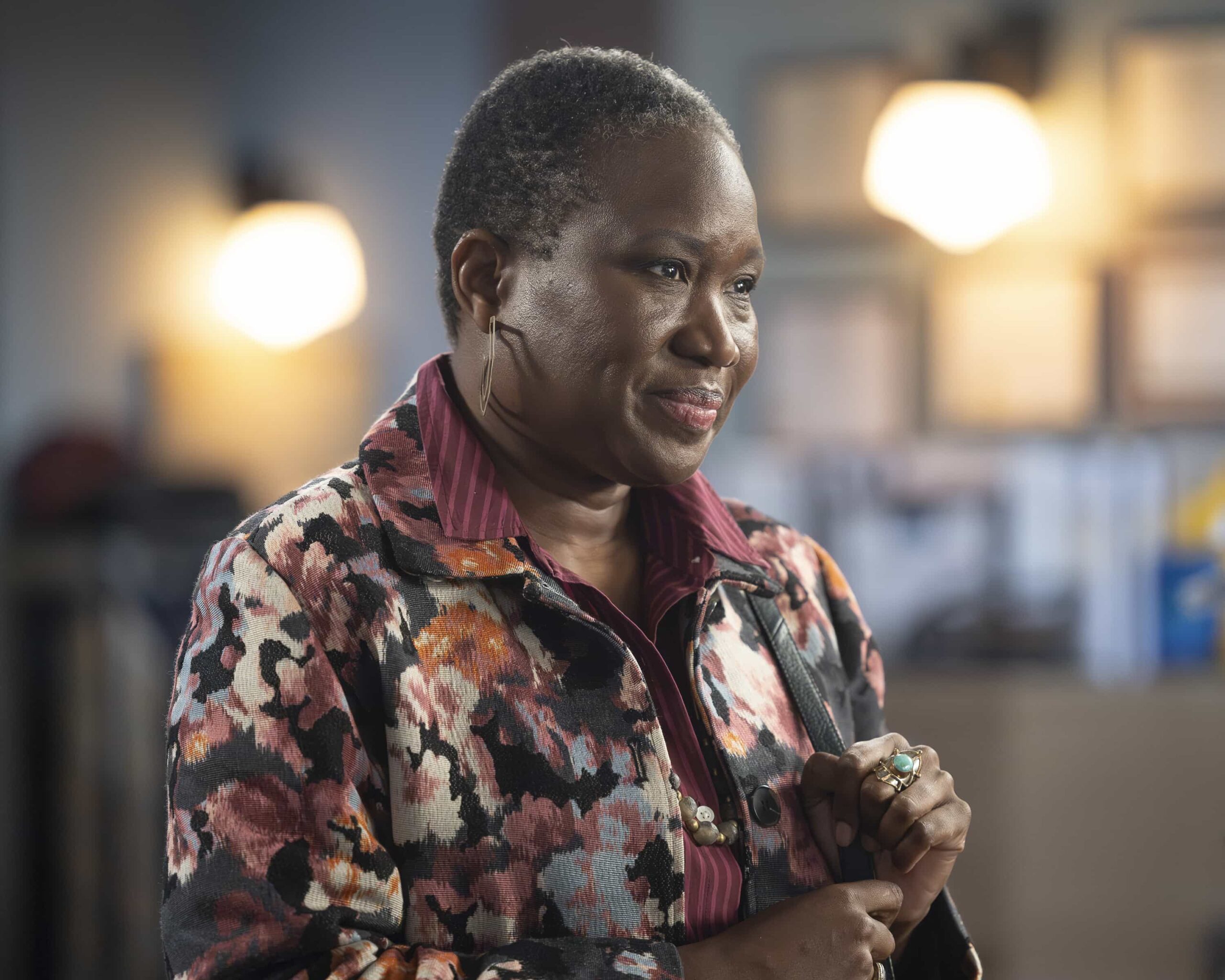 HIGH POTENTIAL - “Turn, Up the Heat” - Morgan relies on old friends to help with a case involving street artists, while Karadec leans on the women in his life during a time of need. TUESDAY, MARCH 24 (9:00-10:00 p.m. EDT) on ABC. (Disney/Christine Bartolucci) 
JUNE CARRYL