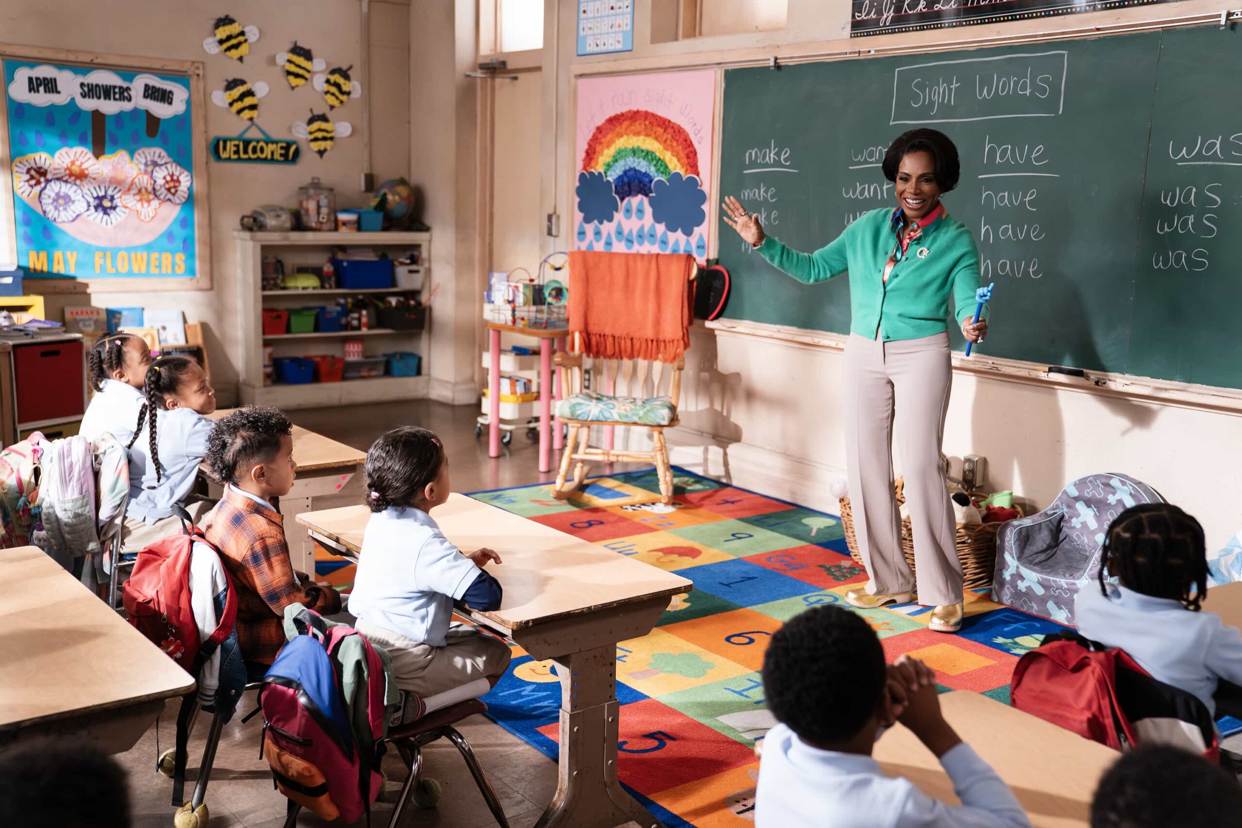 ABBOTT ELEMENTARY - “No Homework” - Ava implements a no-homework policy at Abbott, sparking debate amongst the teachers. WEDNESDAY, MARCH 25 (8:30-9:02 p.m. EDT) on ABC. (Disney/Gilles Mingasson) 
SHERYL LEE RALPH