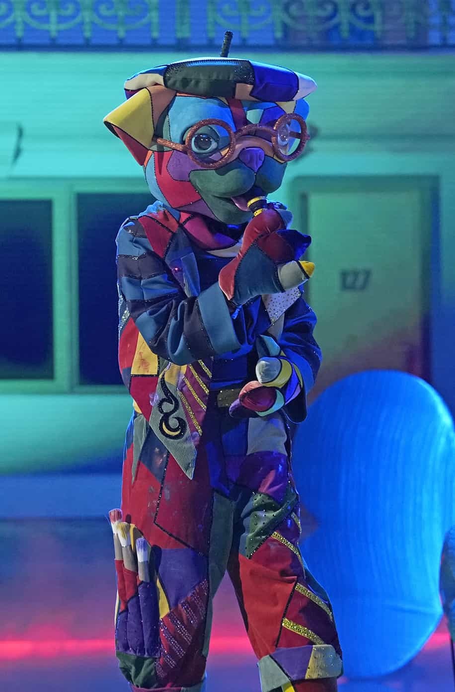 THE MASKED SINGER: Pugcasso on "Semi-Finals" episode of THE MASKED SINGER airing Wednesday, Mar. 25 (8:00-9 PM ET/PT) on FOX. ©2026 Fox Media LLC. CR: Trae Patton/ FOX.