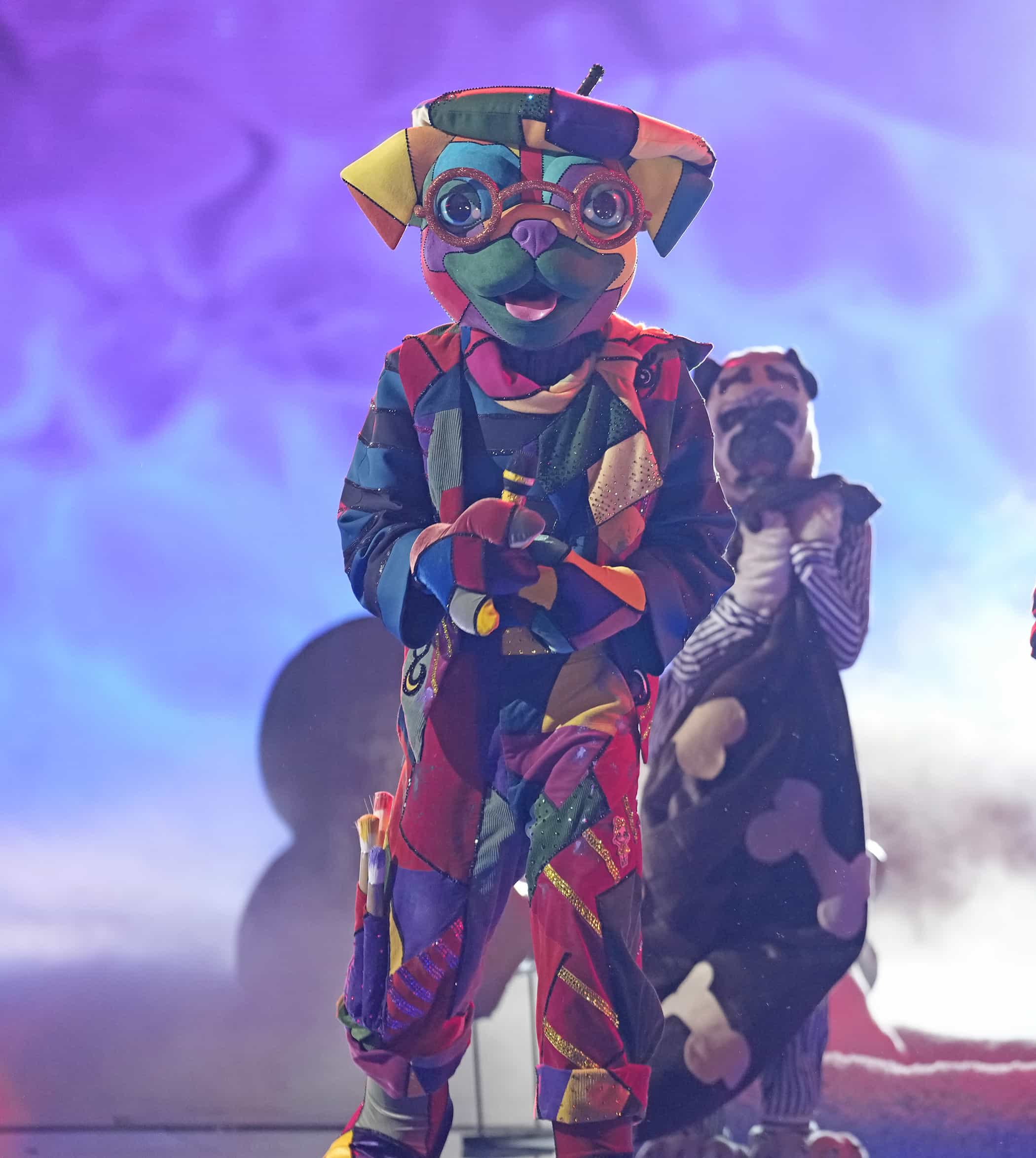 THE MASKED SINGER: Pugcasso on "Semi-Finals" episode of THE MASKED SINGER airing Wednesday, Mar. 25 (8:00-9 PM ET/PT) on FOX. ©2026 Fox Media LLC. CR: Trae Patton/ FOX.