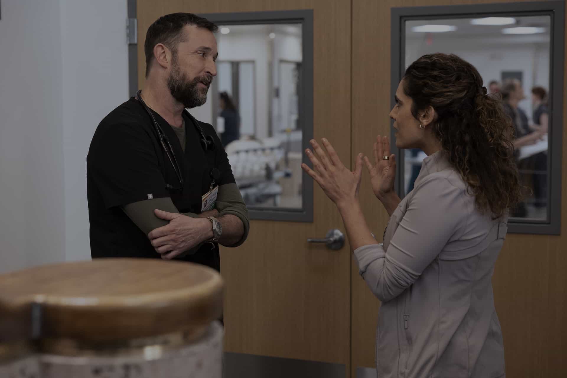 Noah Wyle, Sepideh Mofai THE PITT Season 2