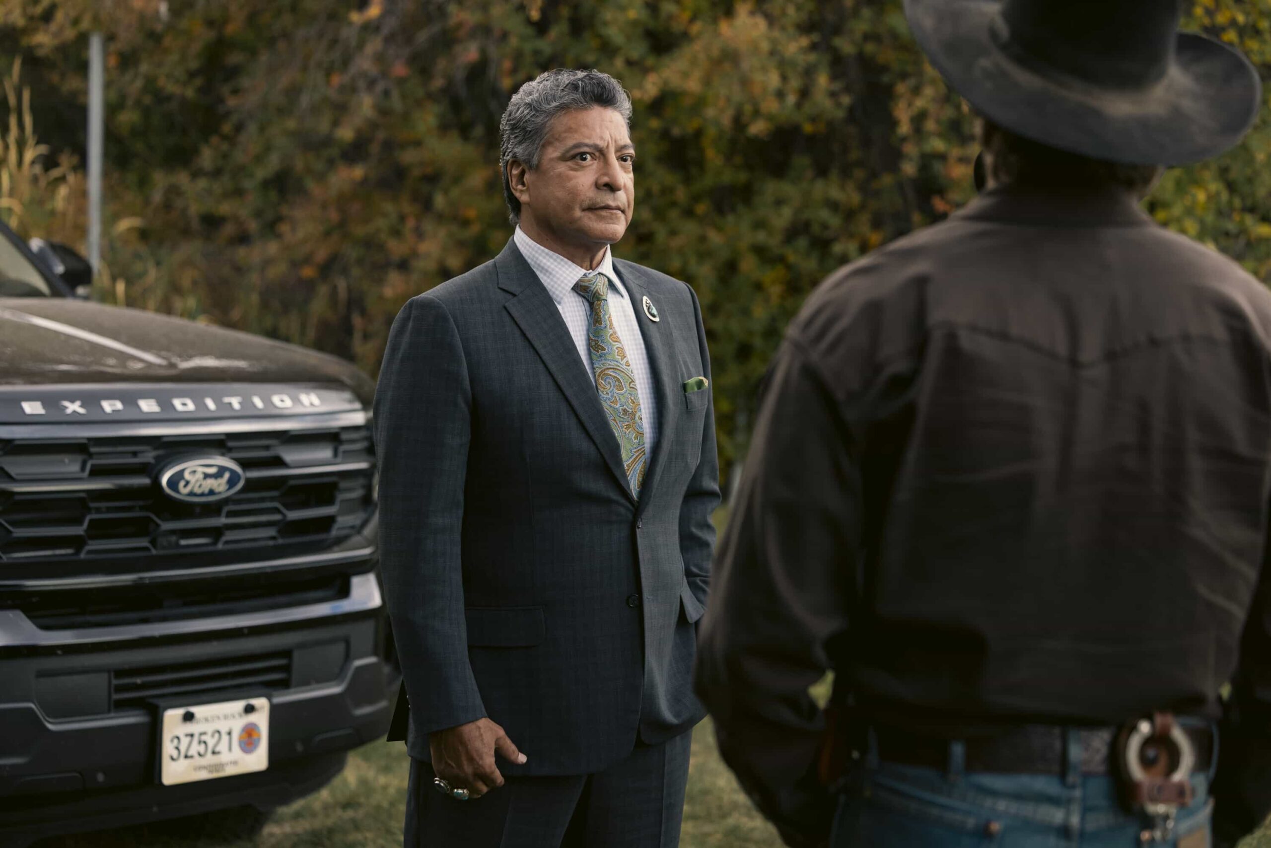 "Lost Girls" -- CBS Original Series MARSHALS, scheduled to air on Sunday, March 29 (8:00-9:00 PM ET/8:00-9:00 PM PT). Pictured: Gil Birmingham as Thomas Rainwater. Photo: Sonja Flemming/CBS ©2025 CBS Broadcasting, Inc. All Rights Reserved.