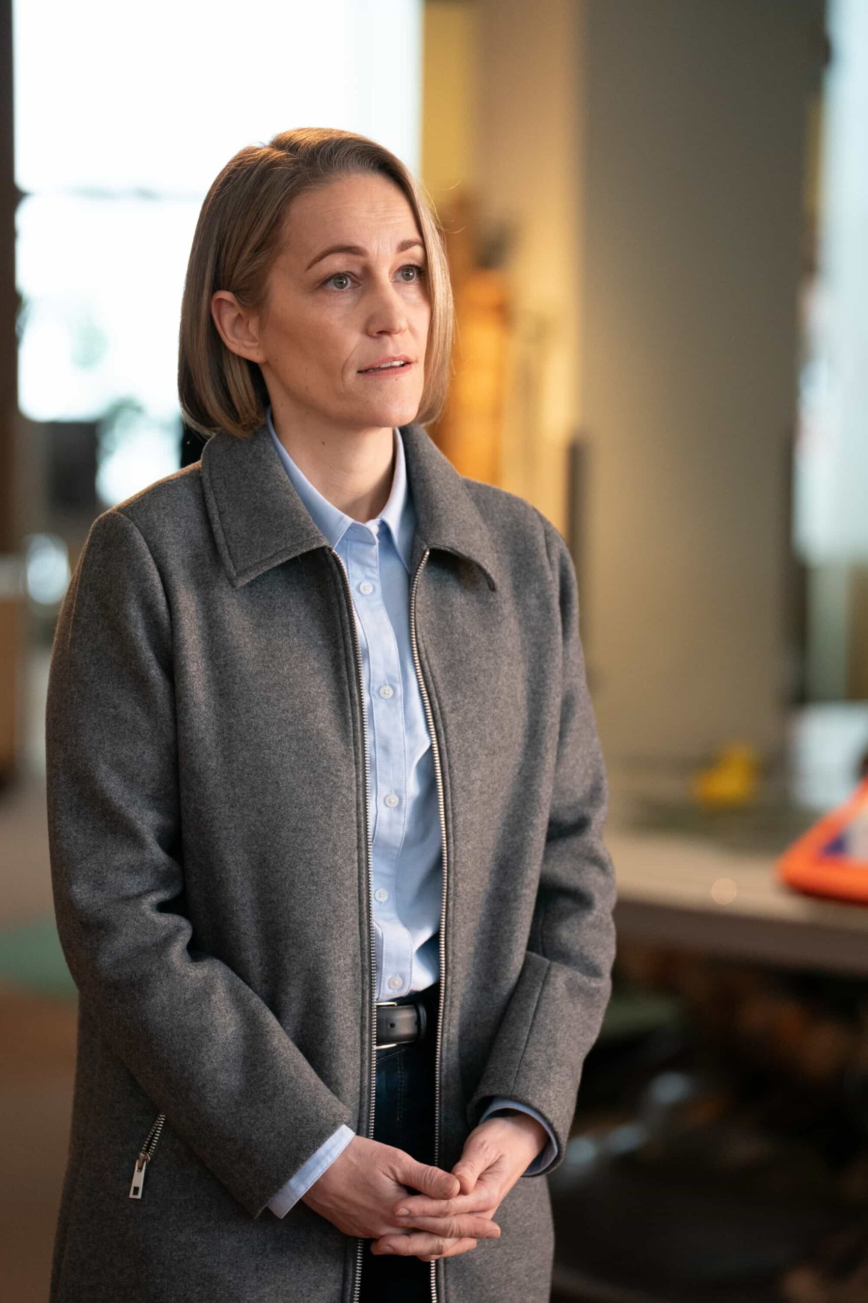 Tracker Season 3 Episode 14 “The Field Trip” – When a young boy disappears during a school field trip at the aquarium, Colter must navigate a volatile father’s desperation to find his son, Sunday, March 29 (9:00-10:00 PM, ET/PT) on the CBS Television Network, and streaming on Paramount+ (live and on-demand for Paramount+ Premium plan subscribers, or on-demand for Paramount+  Pictured: Luvia Peterson as Detective Monroe. Photo: Colin Bentley/CBS ©2026 CBS Broadcasting, Inc. All Rights Reserved.